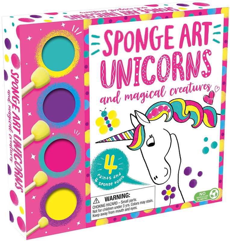Sponge Art Unicorns and Magical Creatures by IglooBooks Simon & Schuster