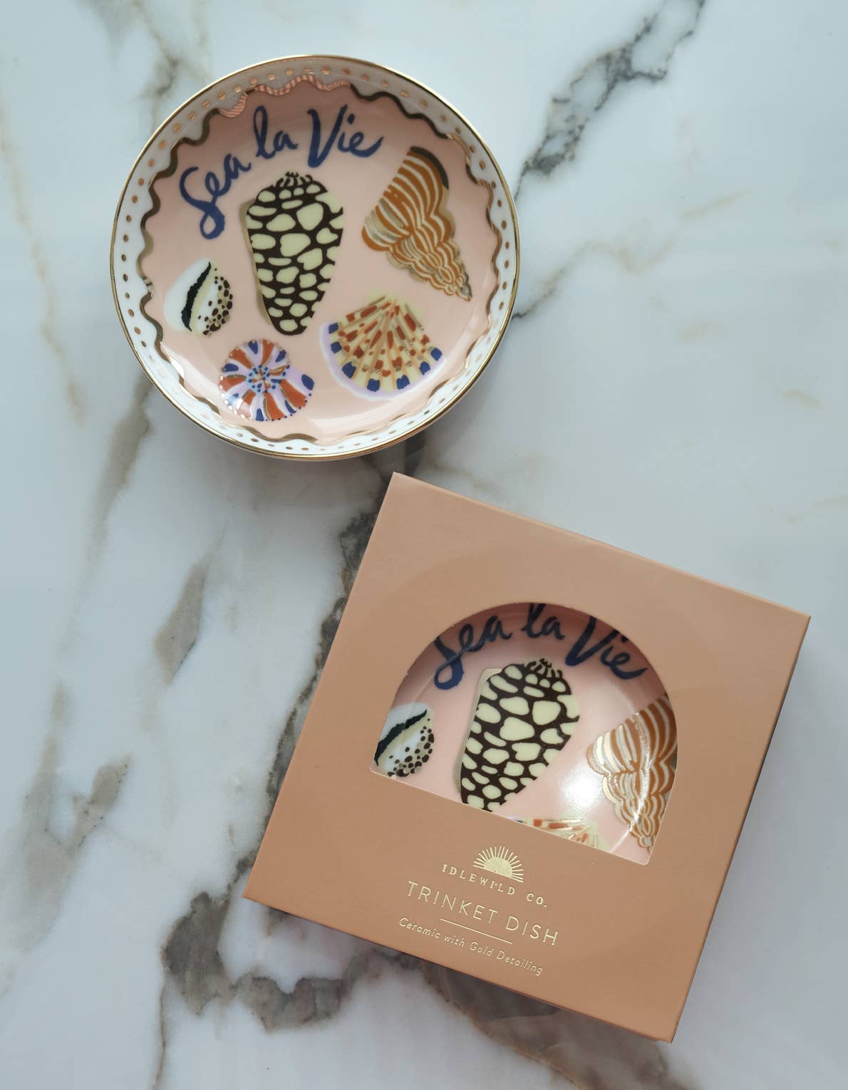 Porcelain Trinket Dish | Sea La Vie Idlewild Co.
