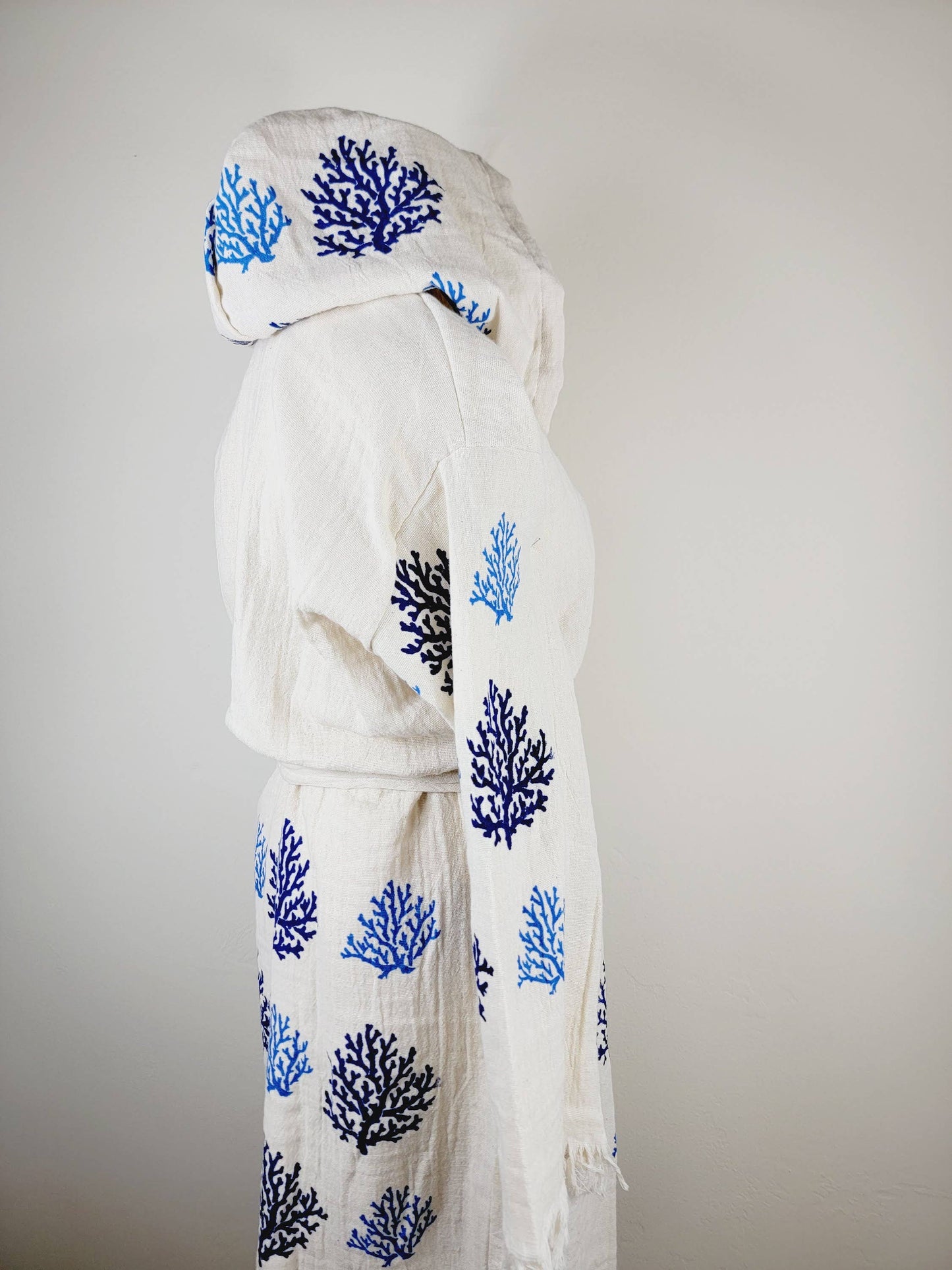 Muslin Robe, Beach robe, Bath robe and spa, Unisex Robe  