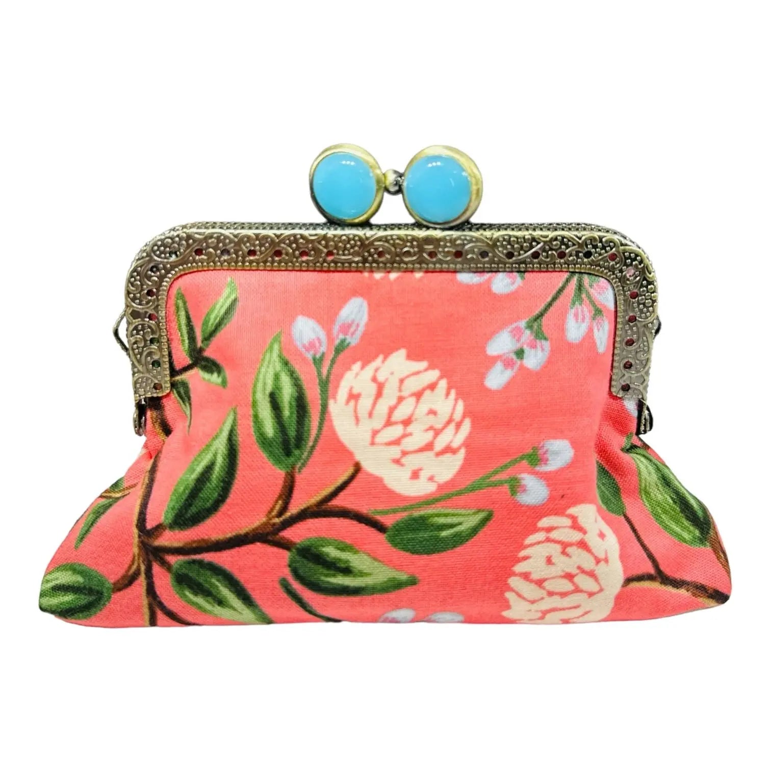 Kiki & Syds ON THE GO Credit Card Clutch - PEONY Sorbet  Kiki & Syds