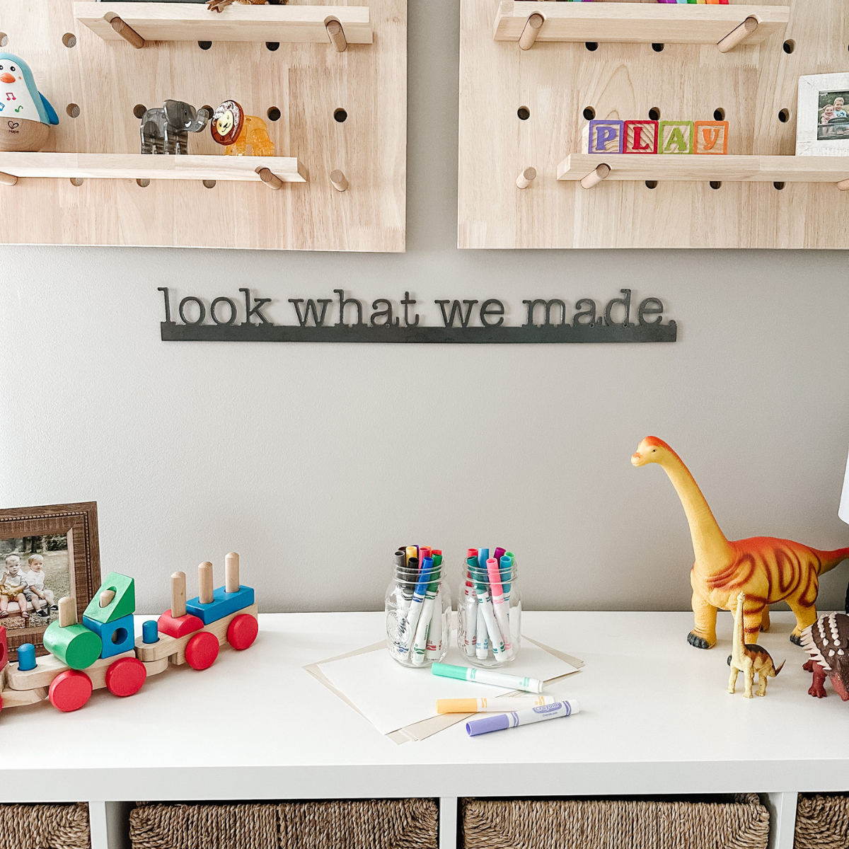 Look What We Made Magnetic Bar (typewriter font)