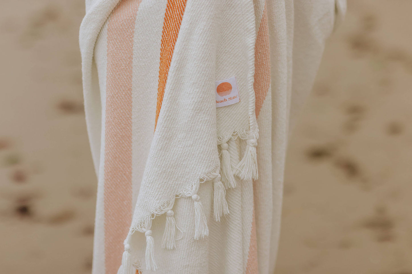 Beach State Oceanside Beach Blanket - Sunset Stripe