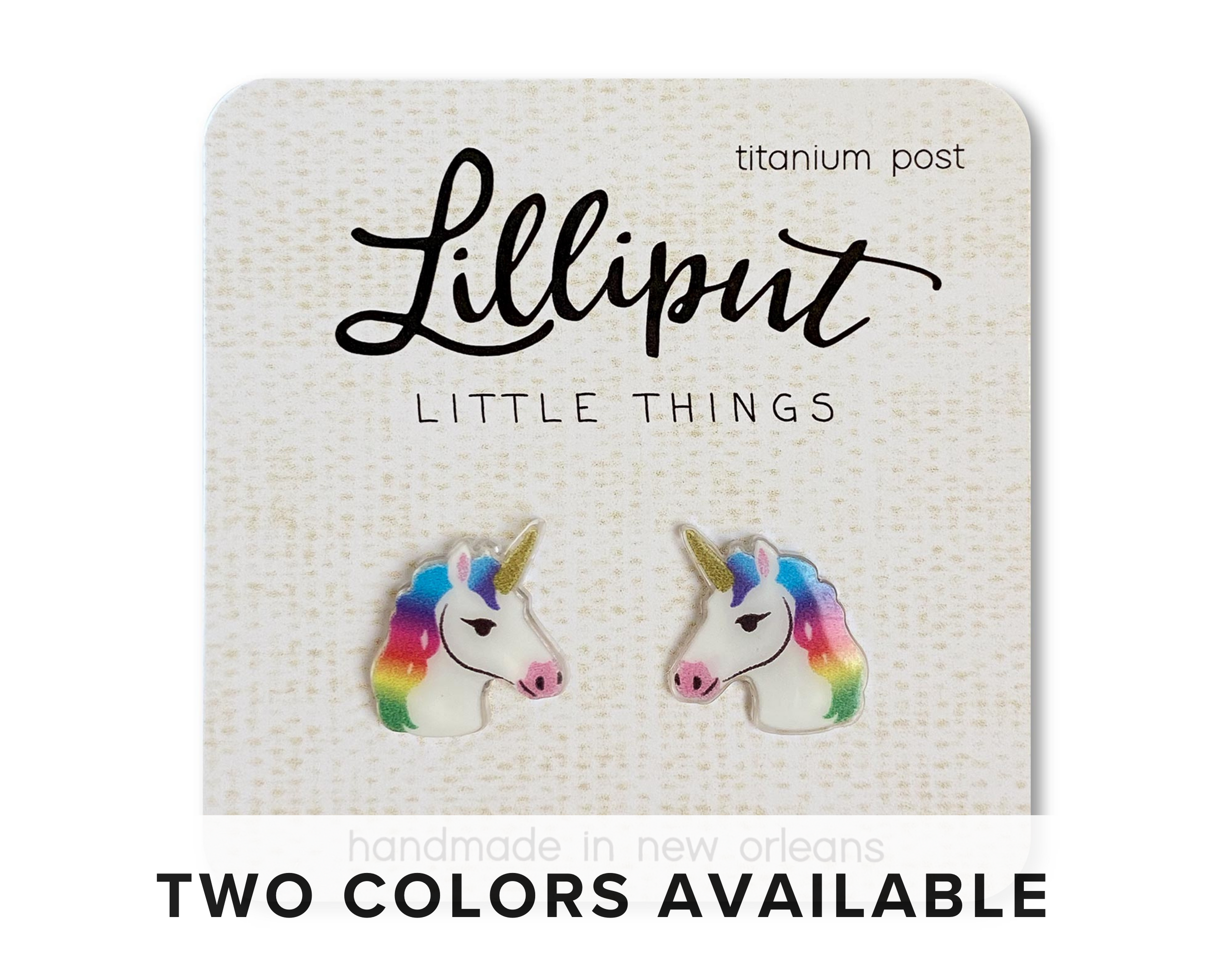 Rainbow Unicorn Earrings Lilliput Little Things