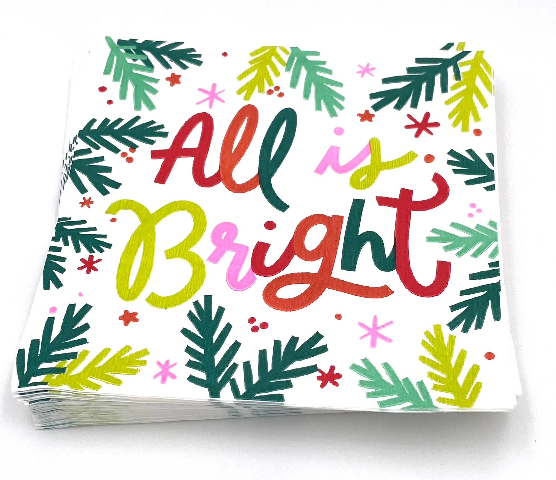 Holiday Cocktail Napkins | All Is Bright - 20ct soiree-sisters