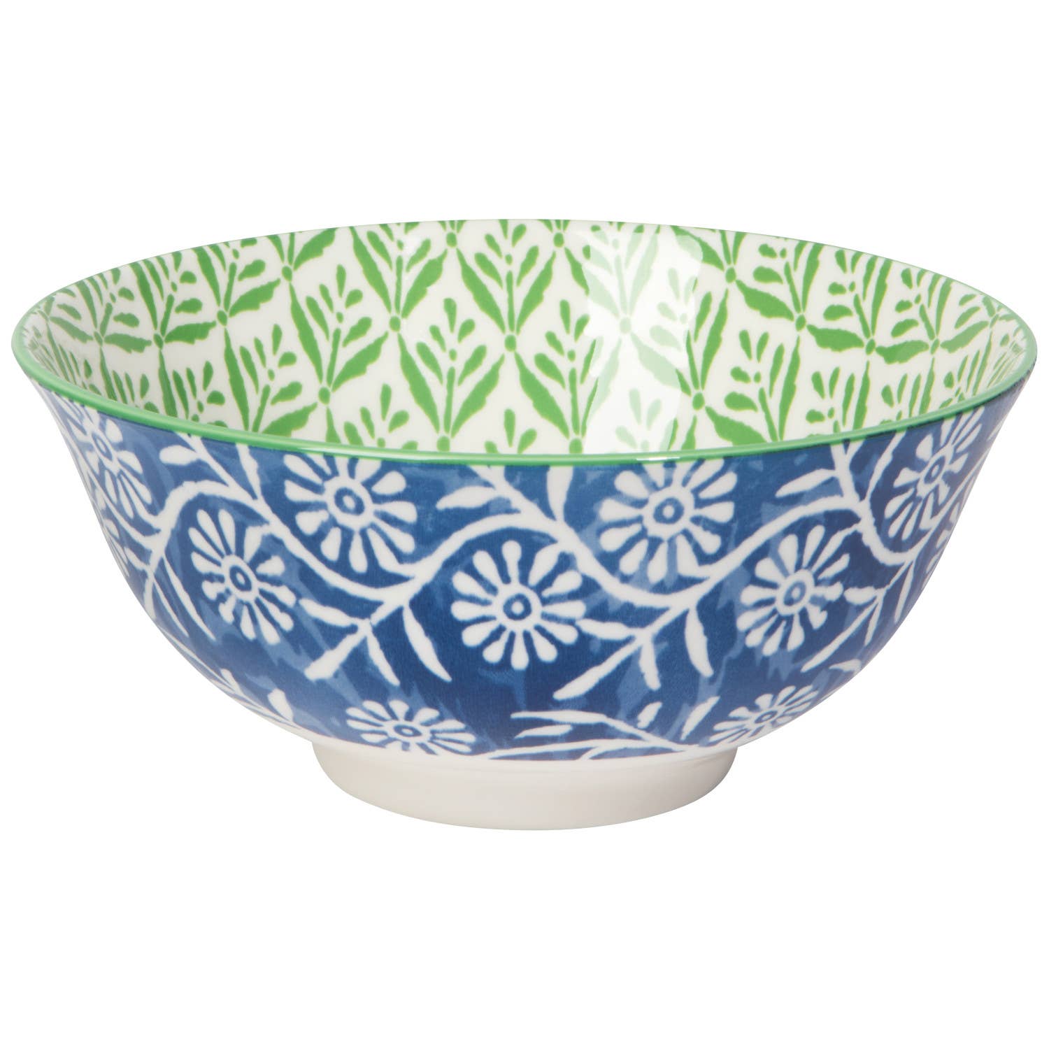 Green Leaf Stamped Bowl 6 inch Now Designs by Danica