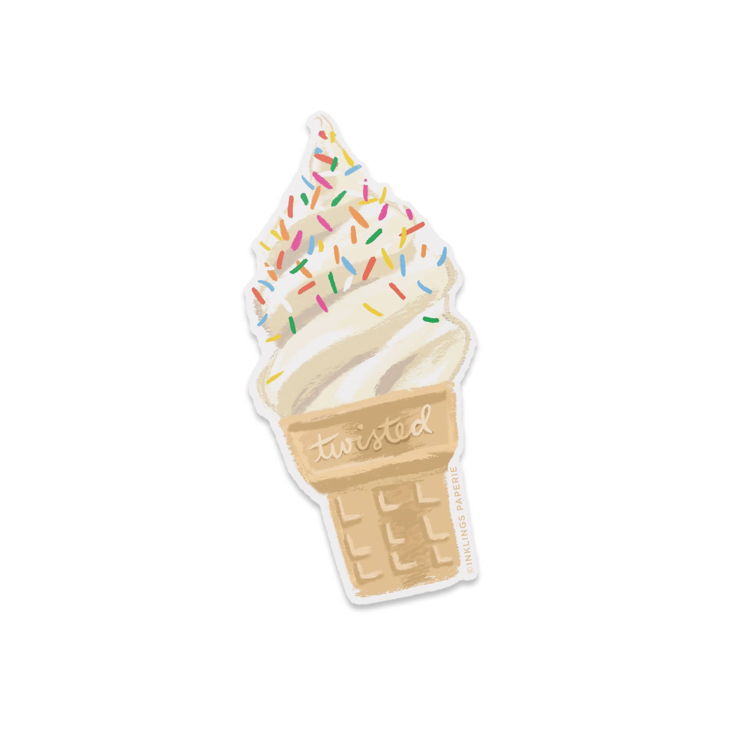 Ice Cream Vinyl Sticker