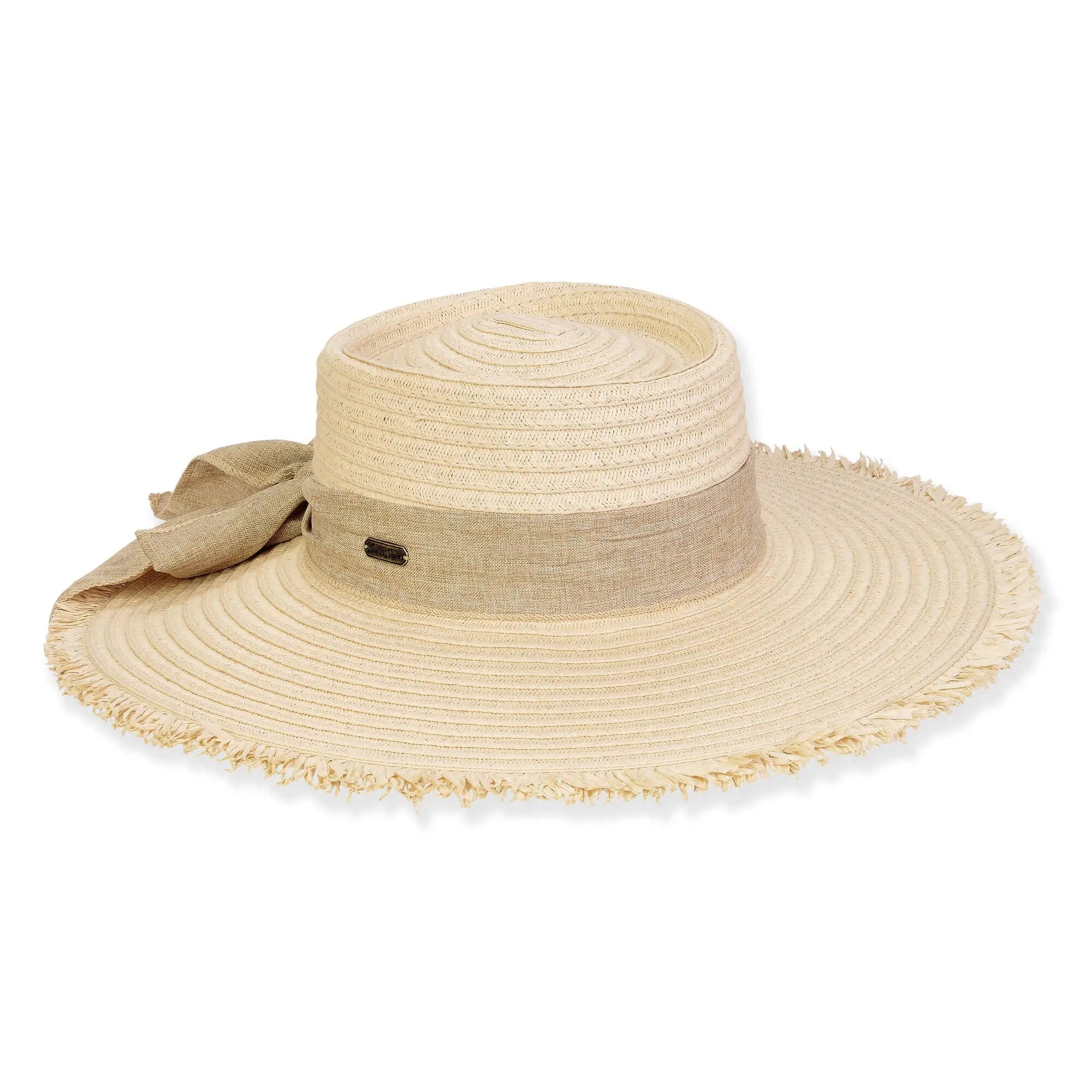 Beige, Paperbraid Floppy, Brim 5"