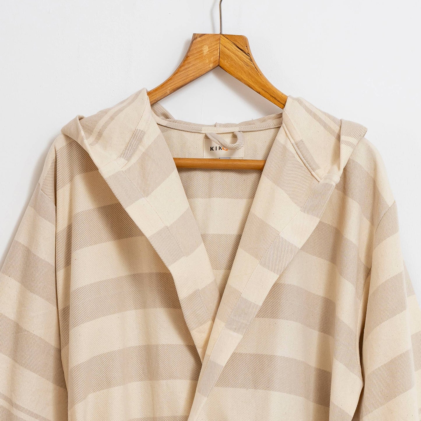 Bathrobe Turkish Cotton LightWeight Summer Hood Kimono Robe