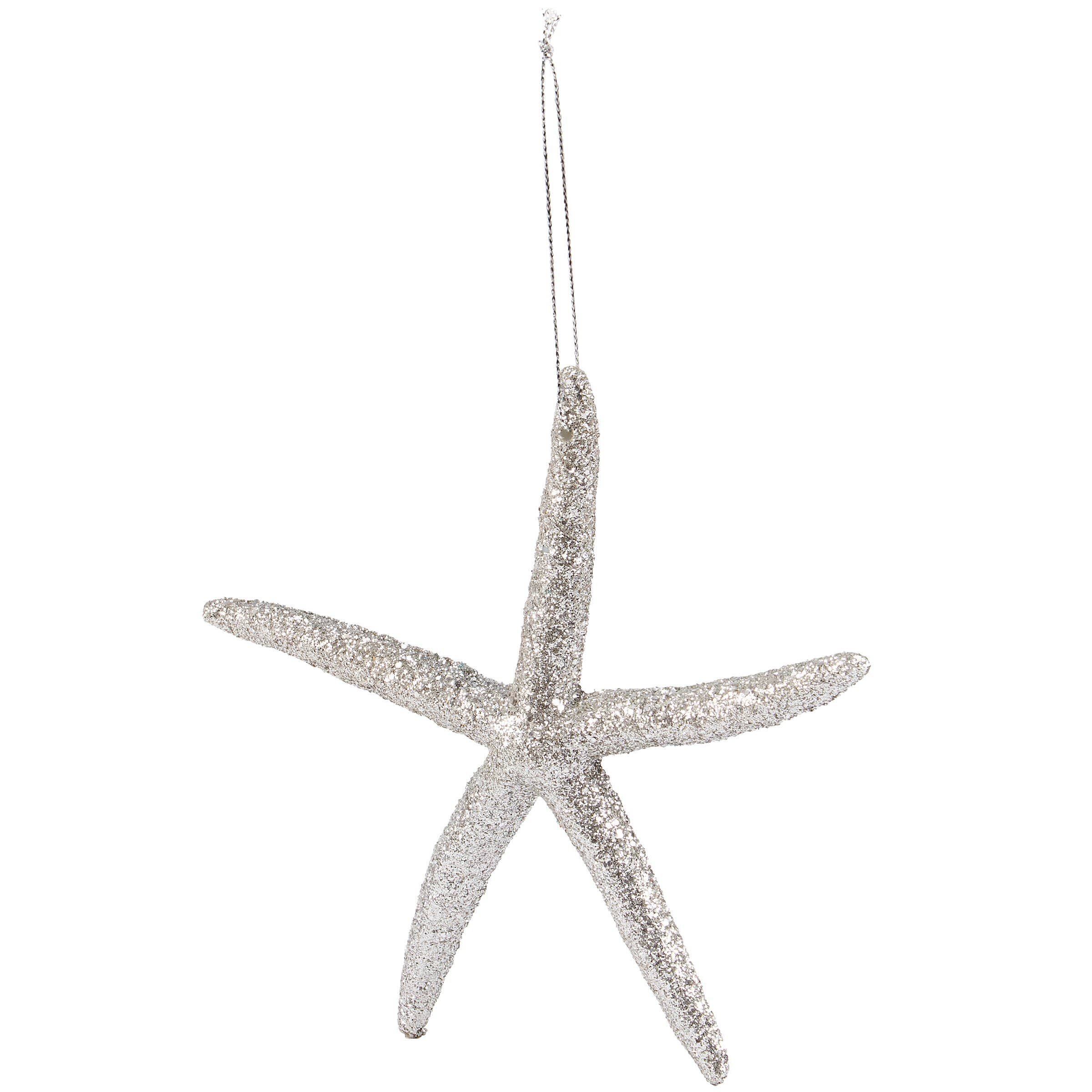 Silver Starfish Ornament