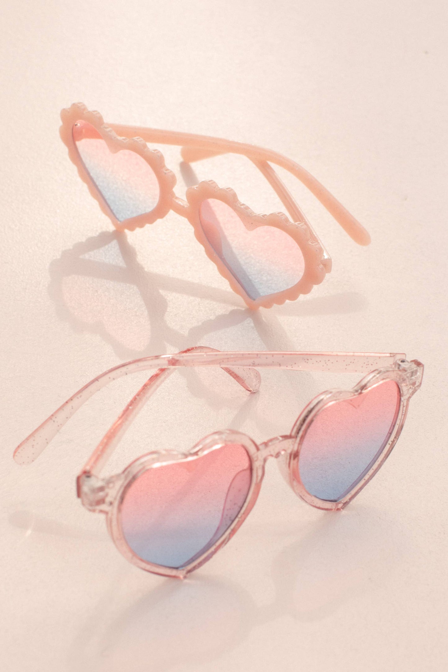 Pink Glitter Sunglasses