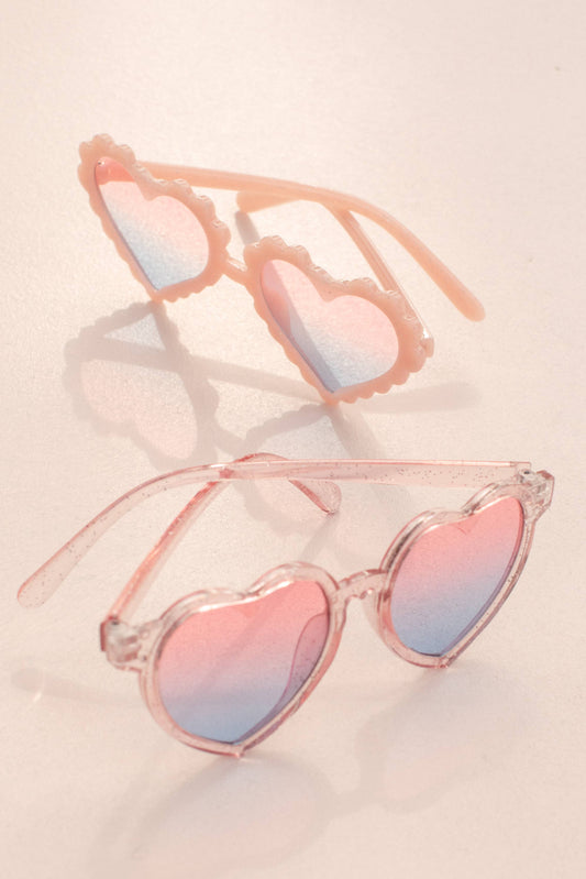 Pink Glitter Sunglasses