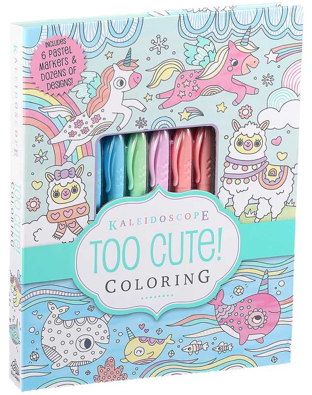 Kaleidoscope: Too Cute! Coloring by Simon & Schuster