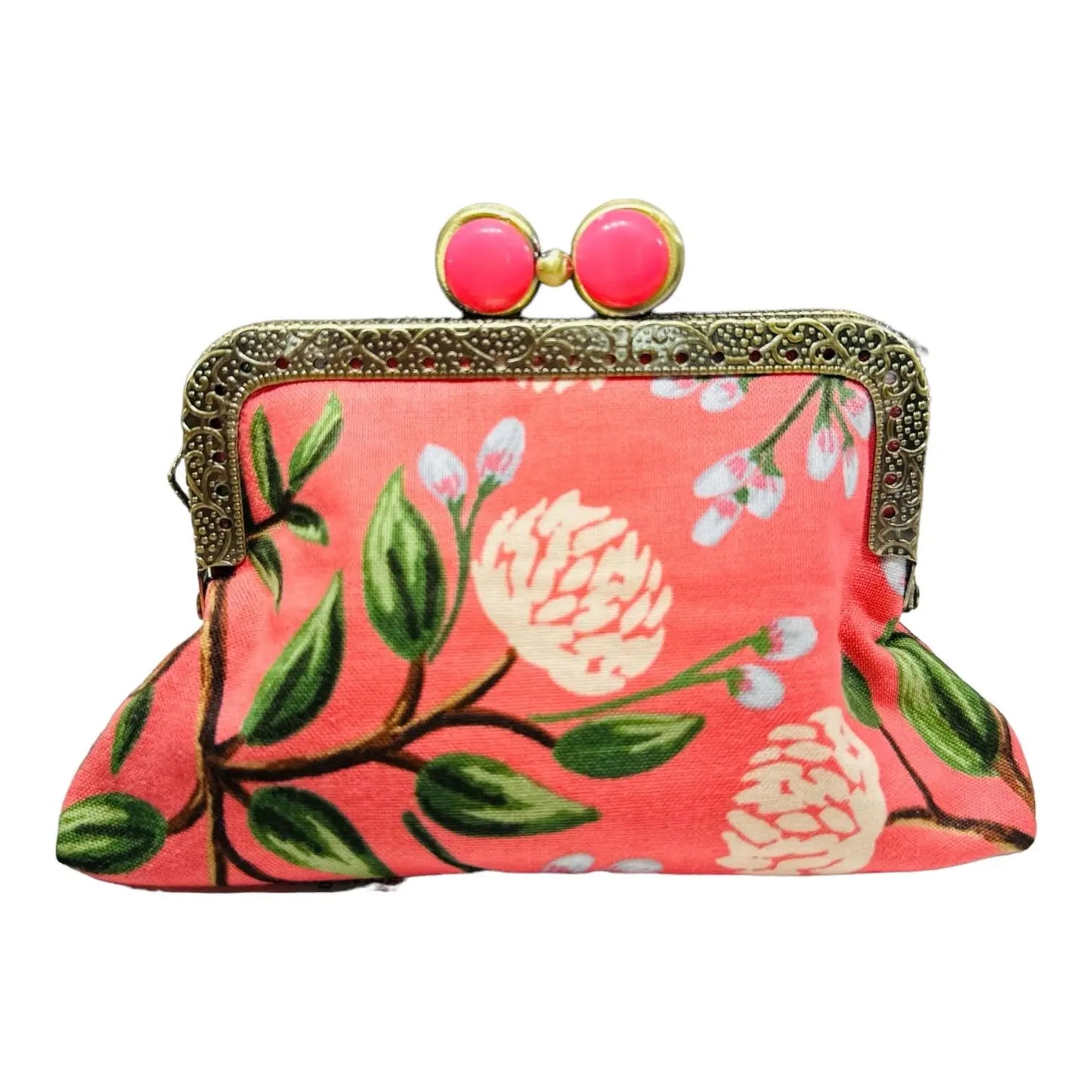 Kiki & Syds ON THE GO Credit Card Clutch - PEONY Sorbet  Kiki & Syds