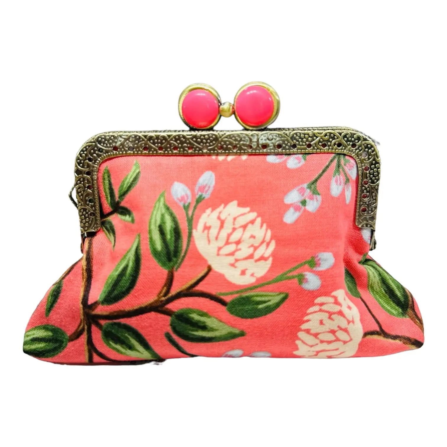 Kiki & Syds ON THE GO Credit Card Clutch - PEONY Sorbet  Kiki & Syds