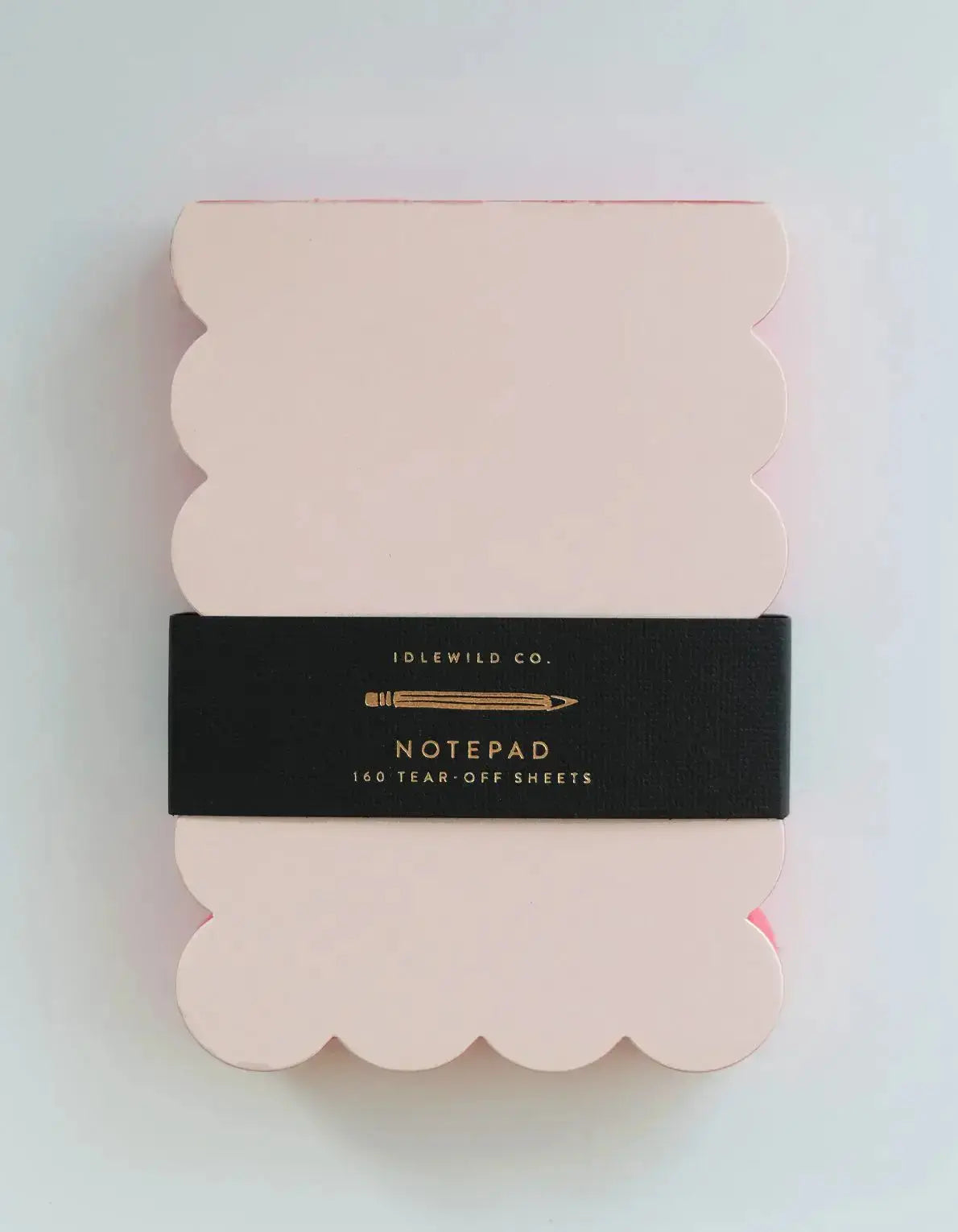 Scalloped Shaped Notepad | Peach + Persimmon Edge Idlewild Co.