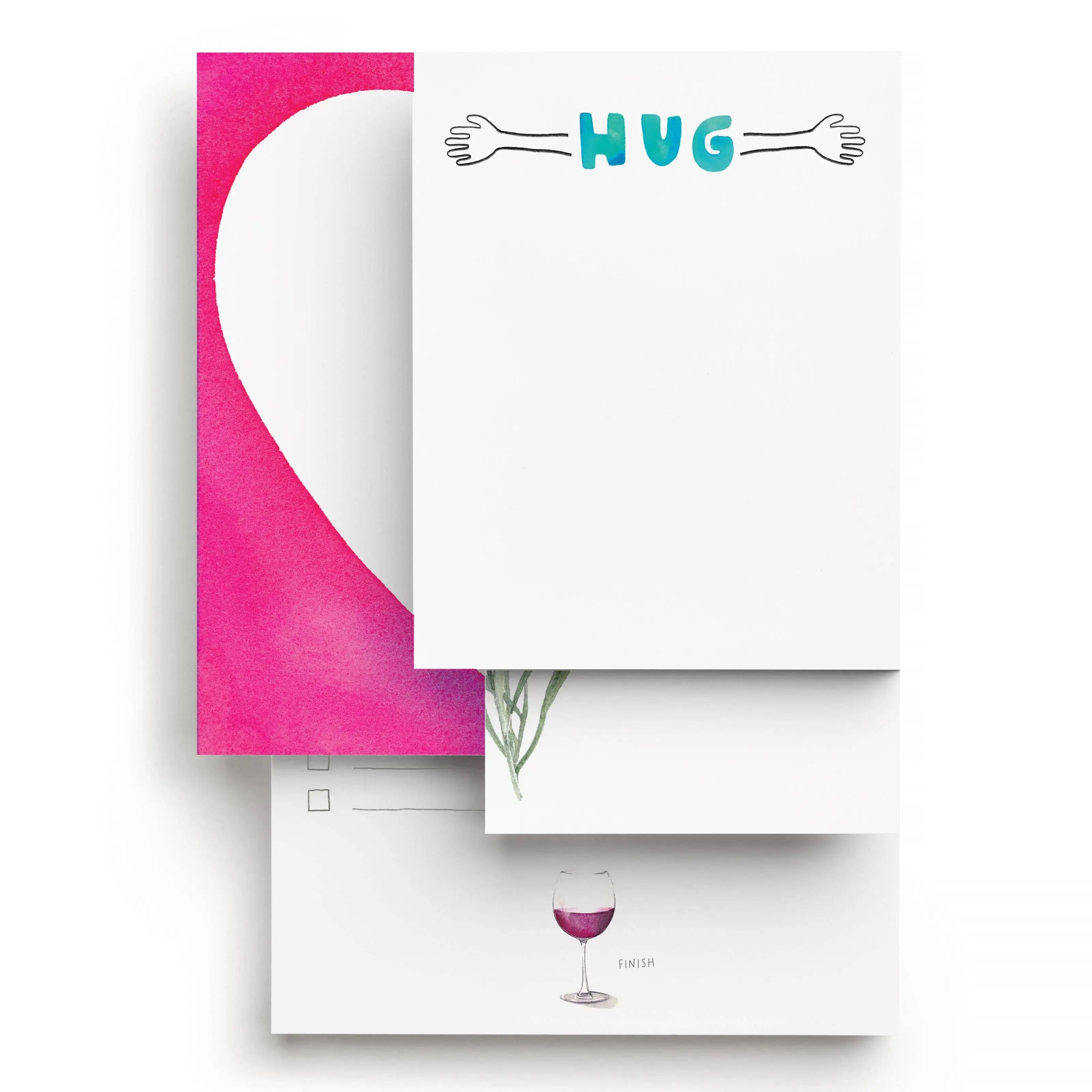 Happy Dots Exclamation Chunky Notepad E. Frances Paper
