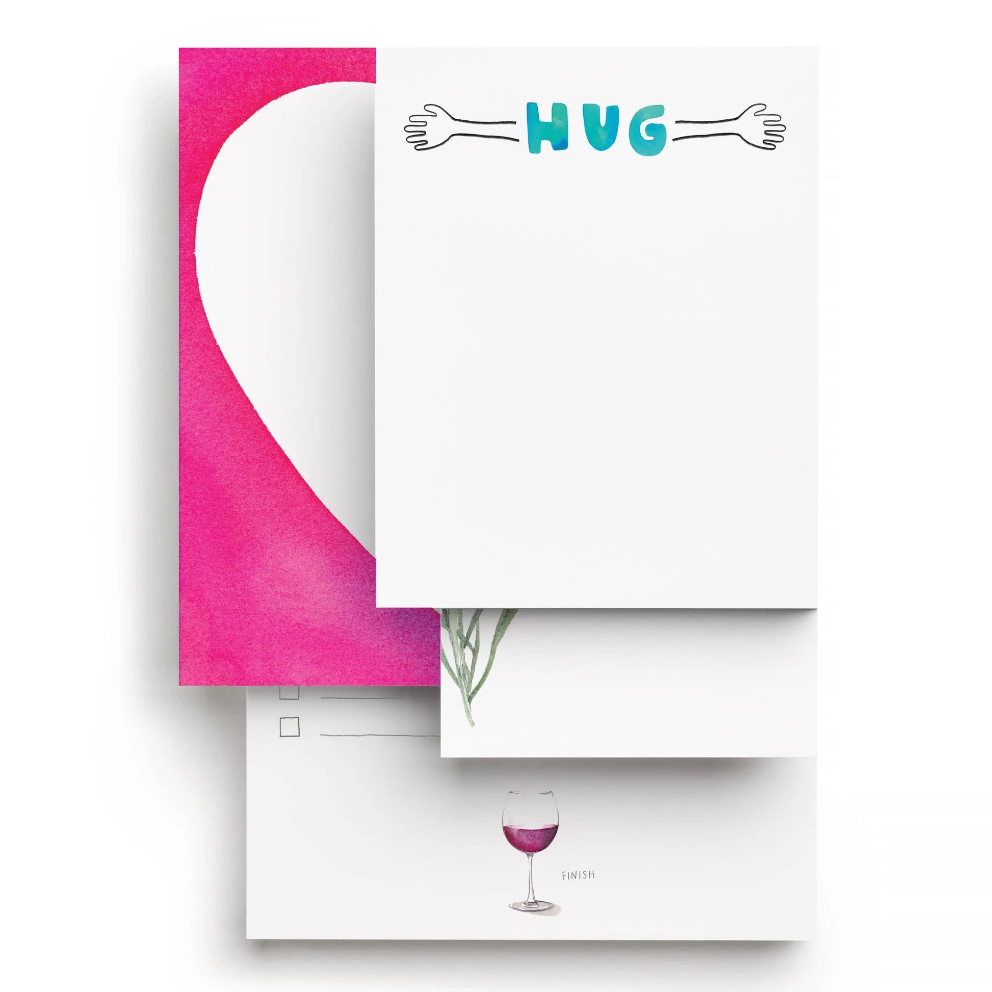 Happy Dots Exclamation Chunky Notepad E. Frances Paper