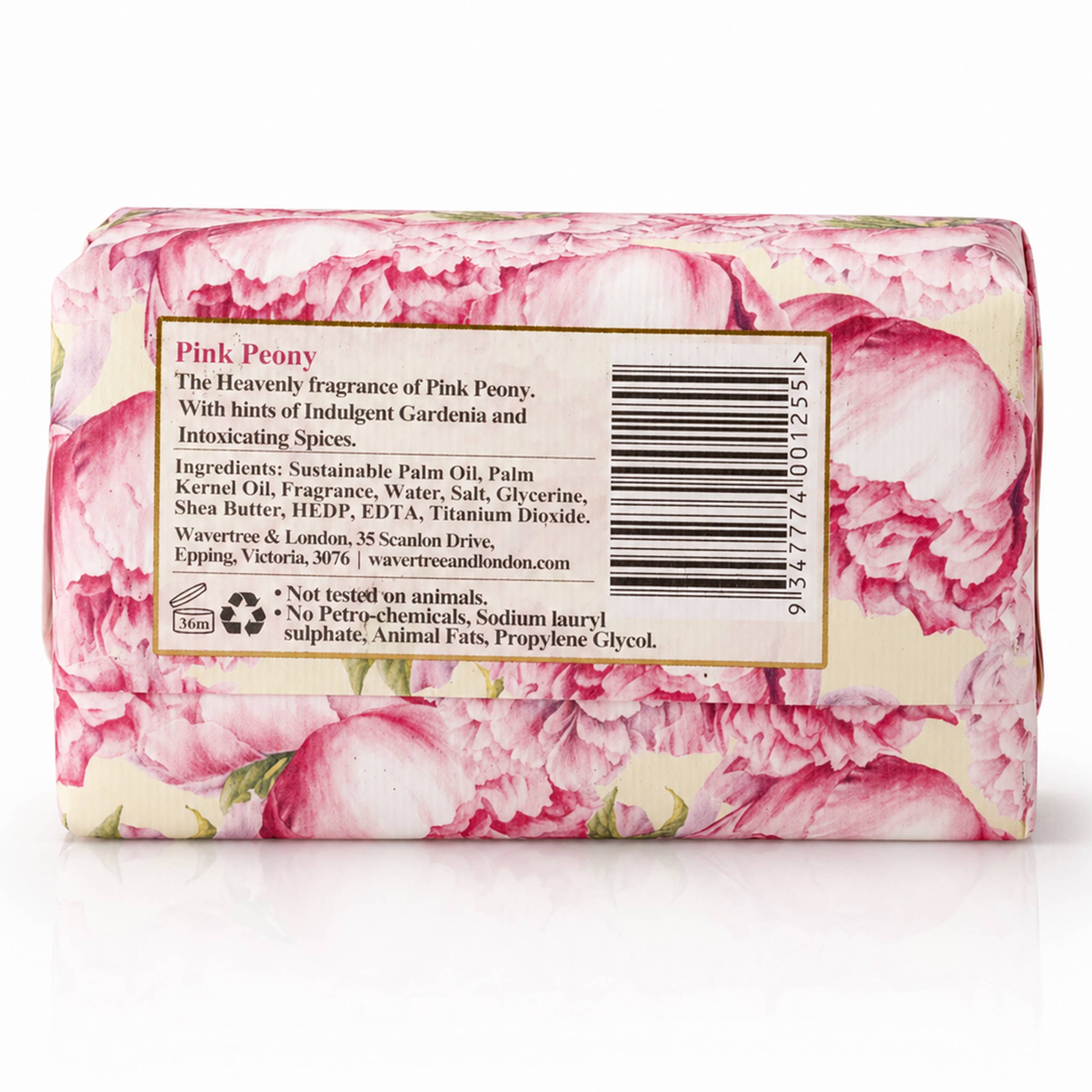 Pink Peony Luxury Soap Bar