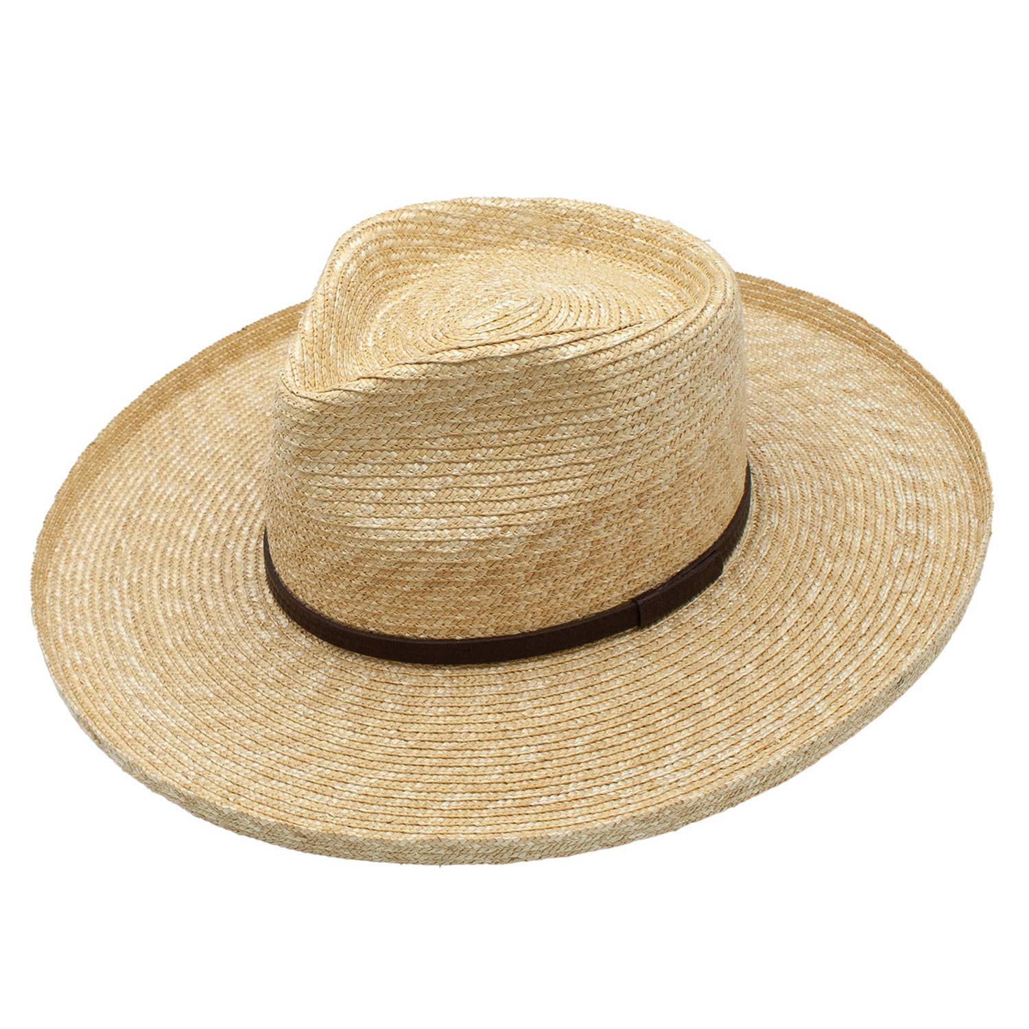 Charleston Braided Wheat Wide Brim Band Beach Resort Hat Peter Grimm