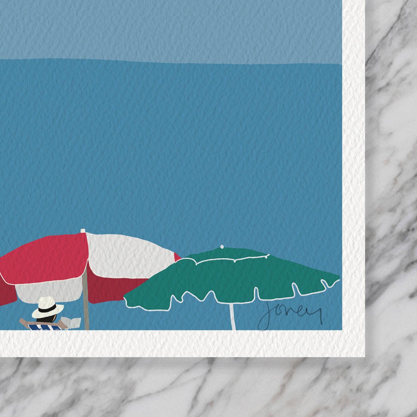 Beach Umbrellas Art Print