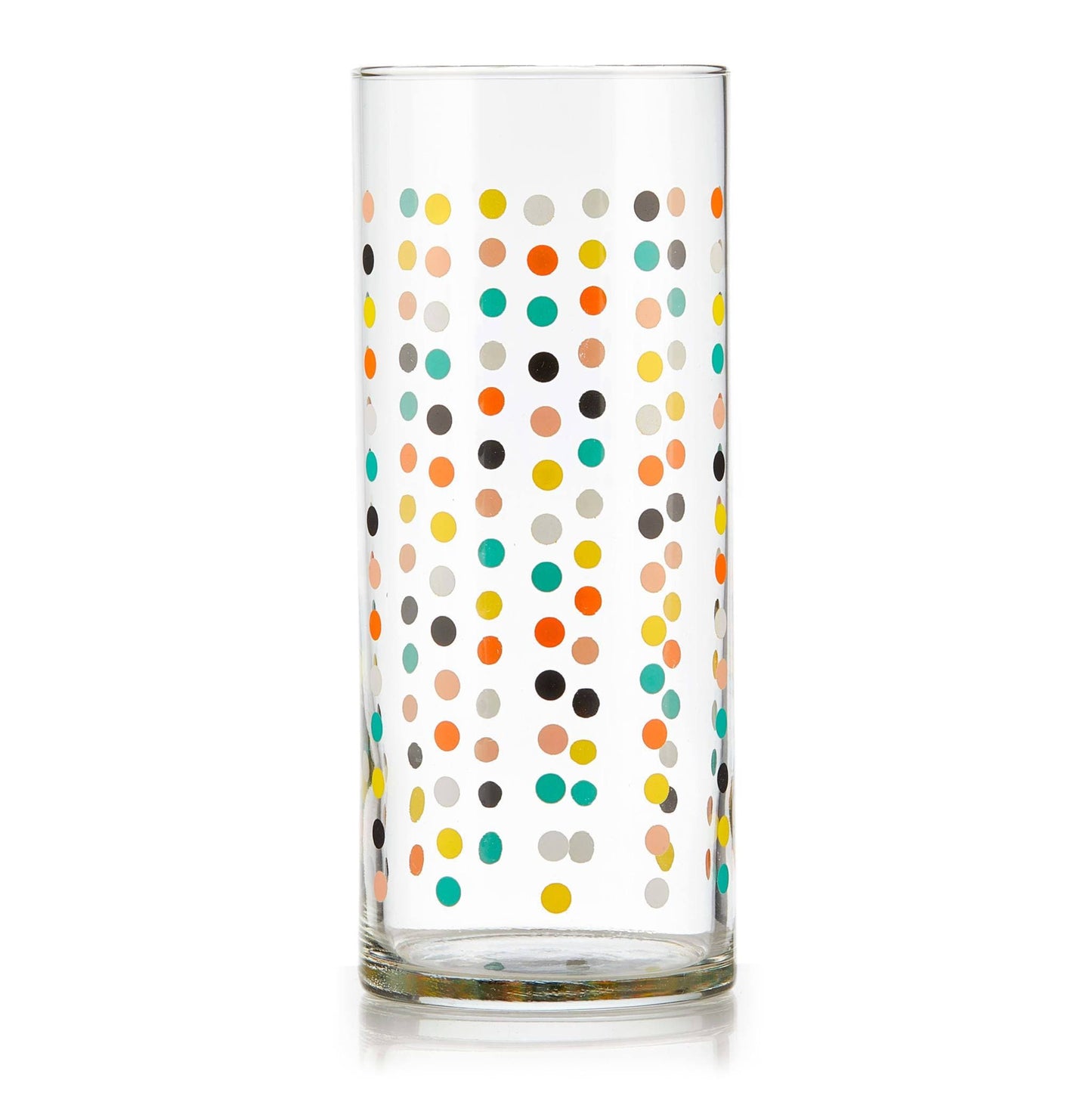 Flower Power Dots Tumbler, 16 oz, Set of 4