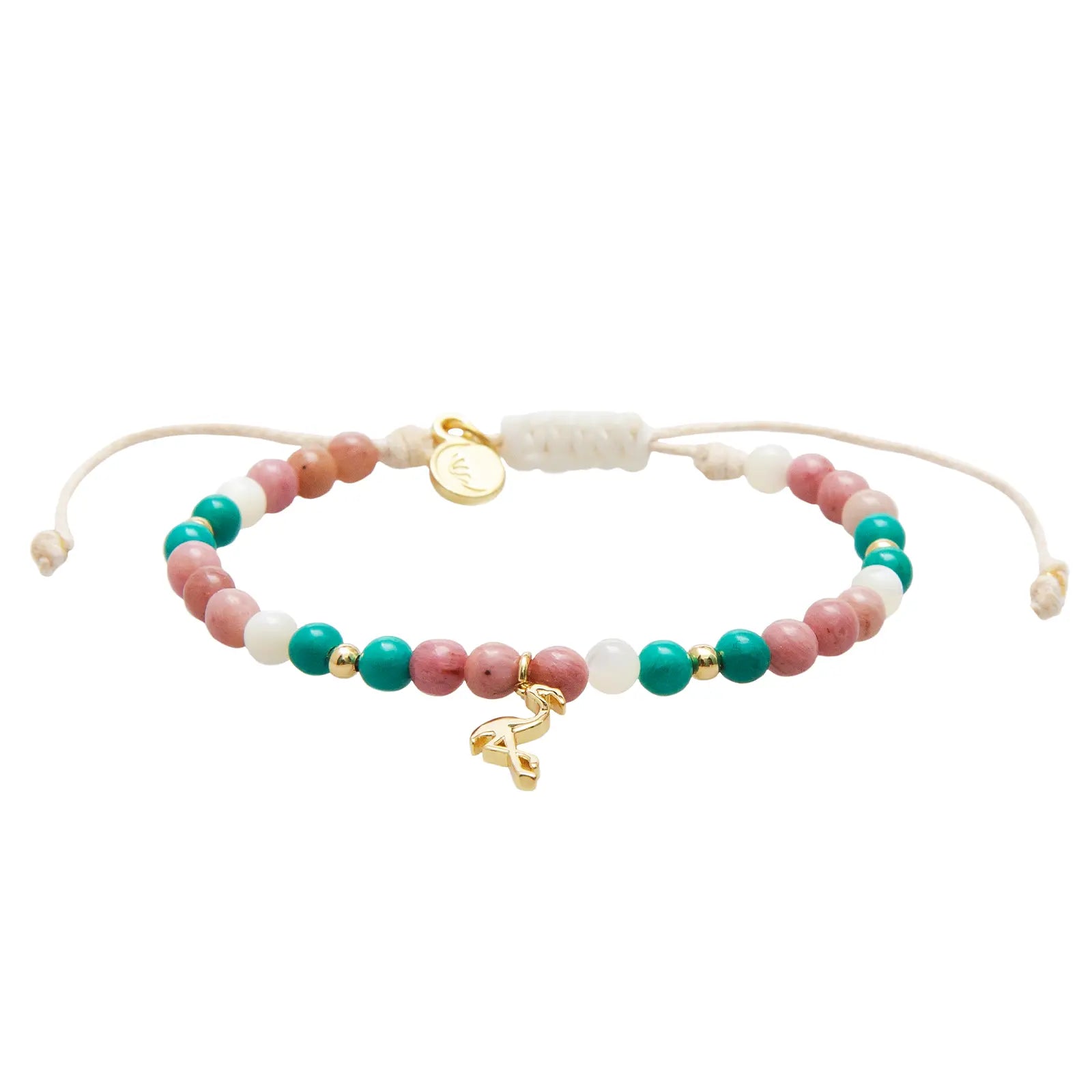 Paradise Found Florida Charm Bracelet Lotus and Luna