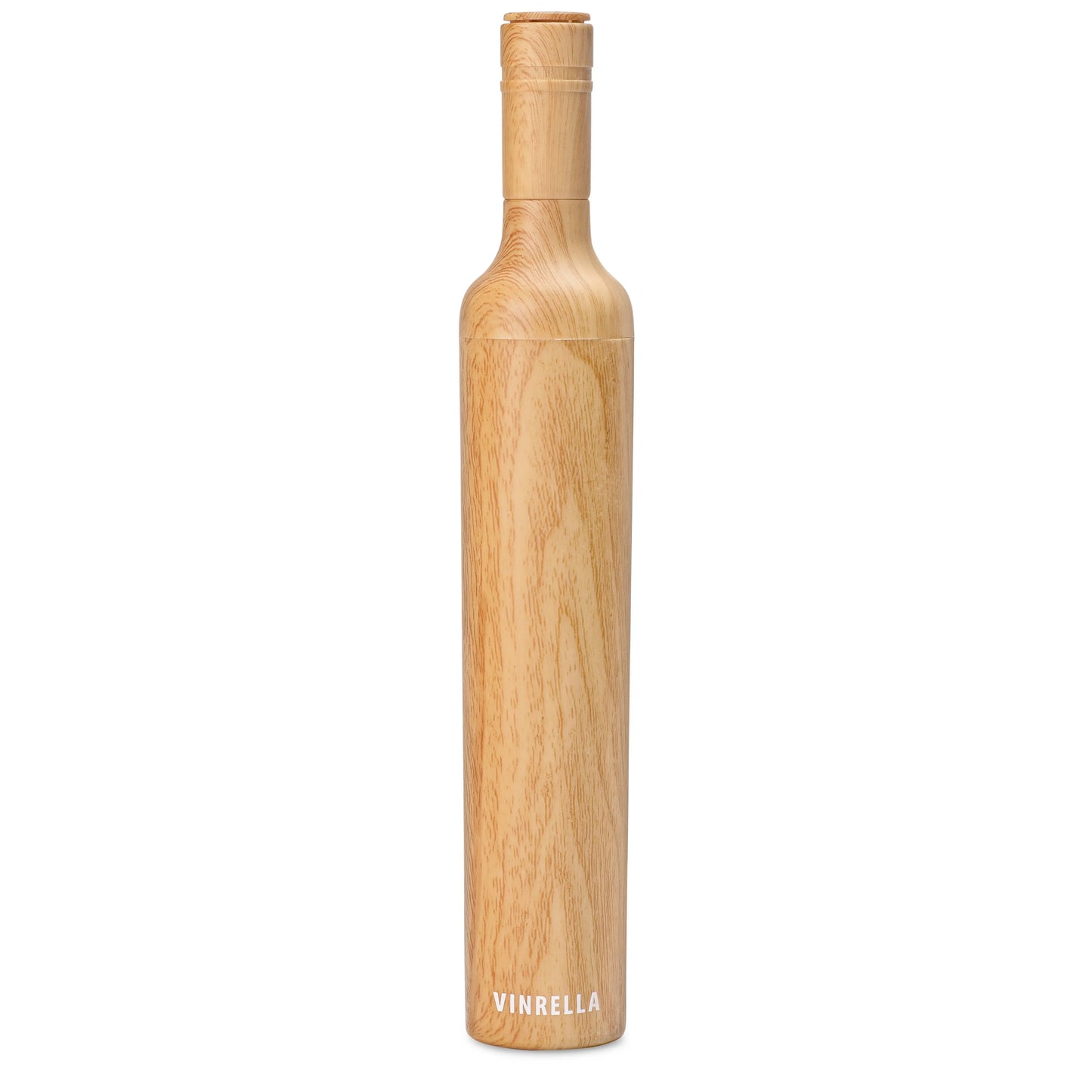 Wood Look Bottle Umbrella Vinrella