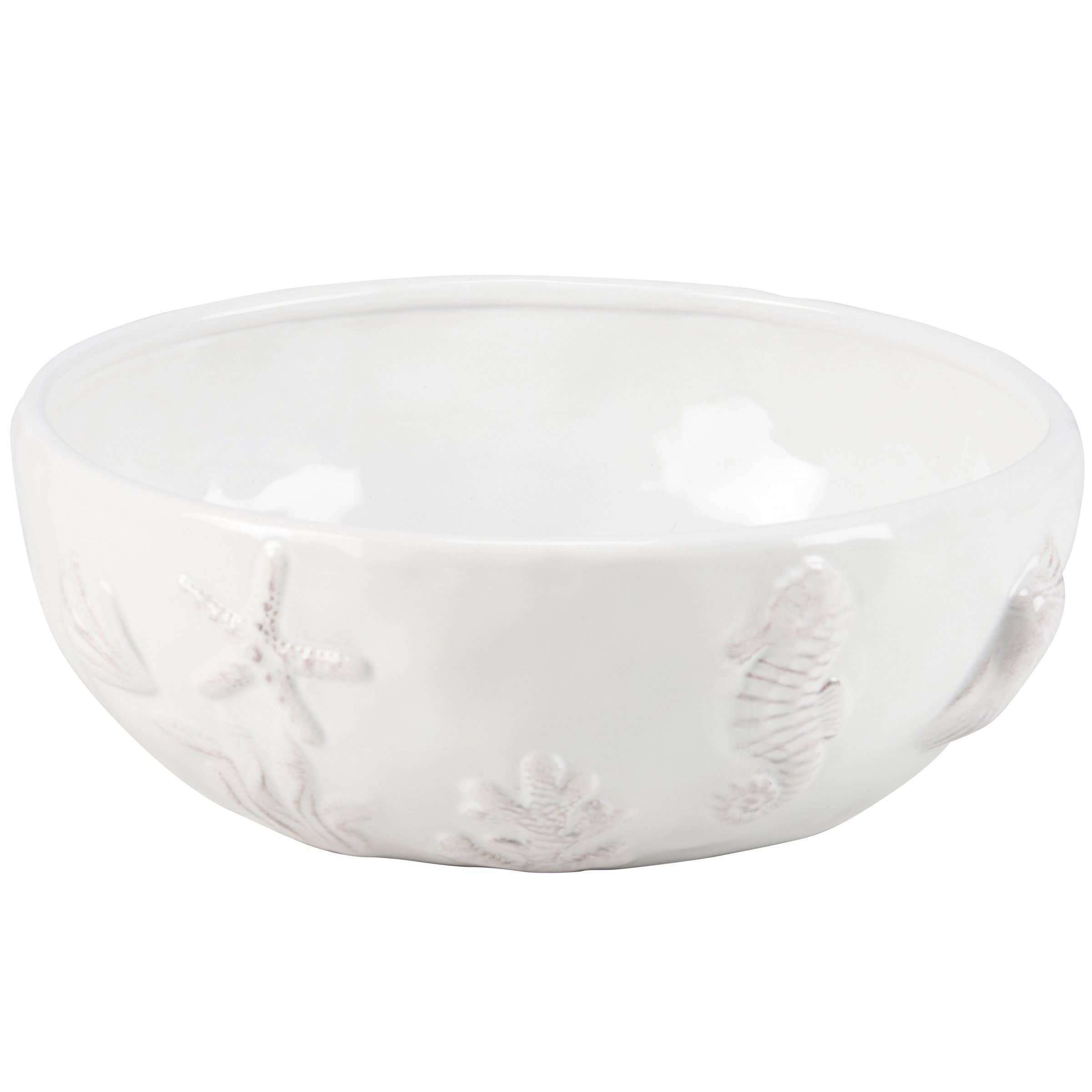 Embossed Beach Serving Bowl