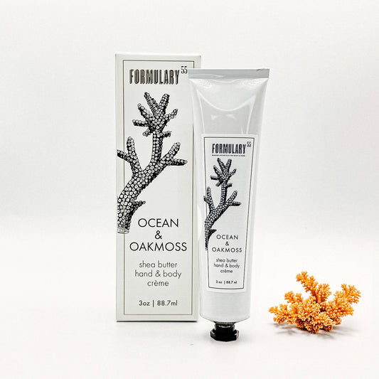 Ocean & Oakmoss - Shea Butter Hand and Body Creme Tube Formulary 55