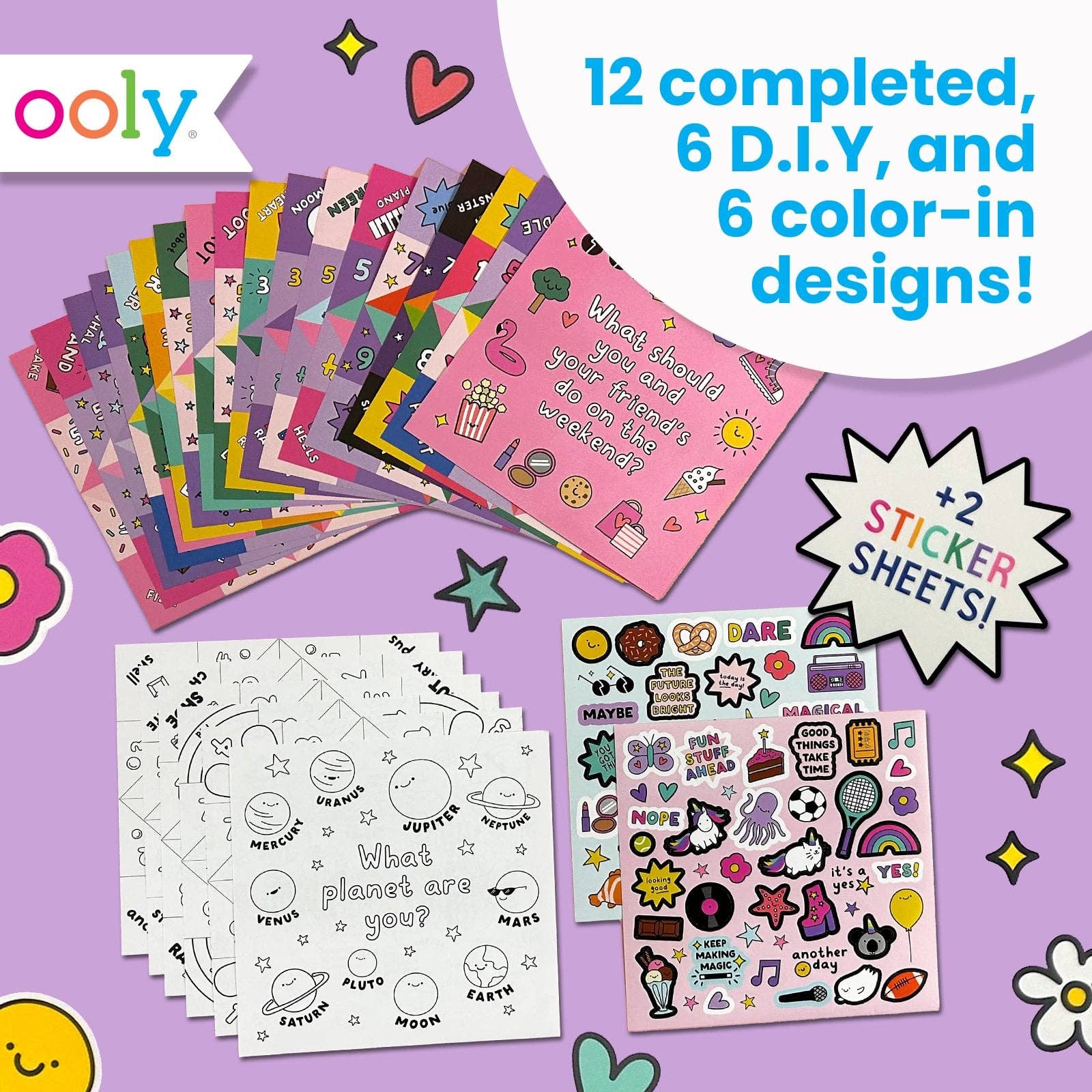 DIY Fortune Tellers - Set of 24 Designs OOLY