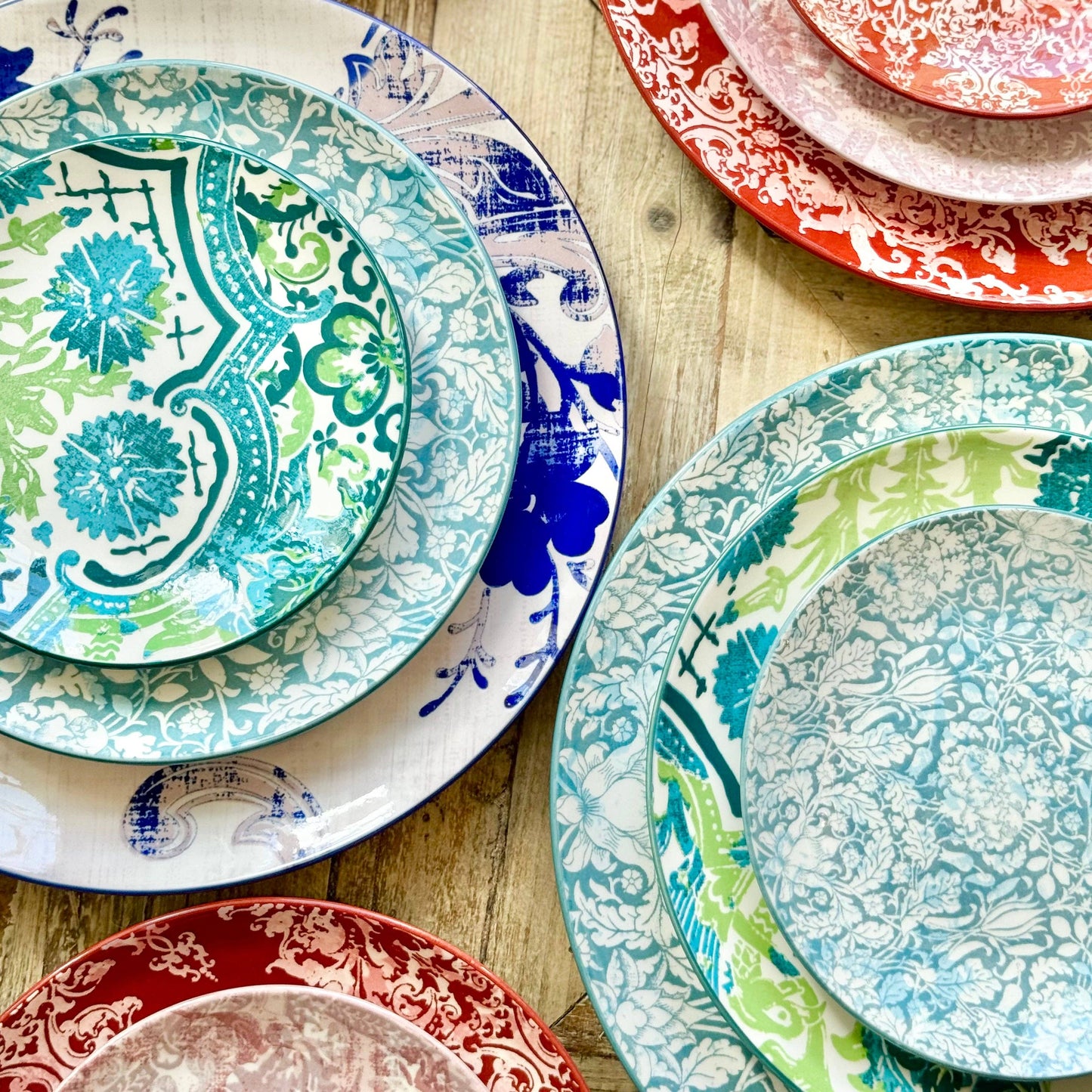 Plate Patina Vie Amendine Porcelain