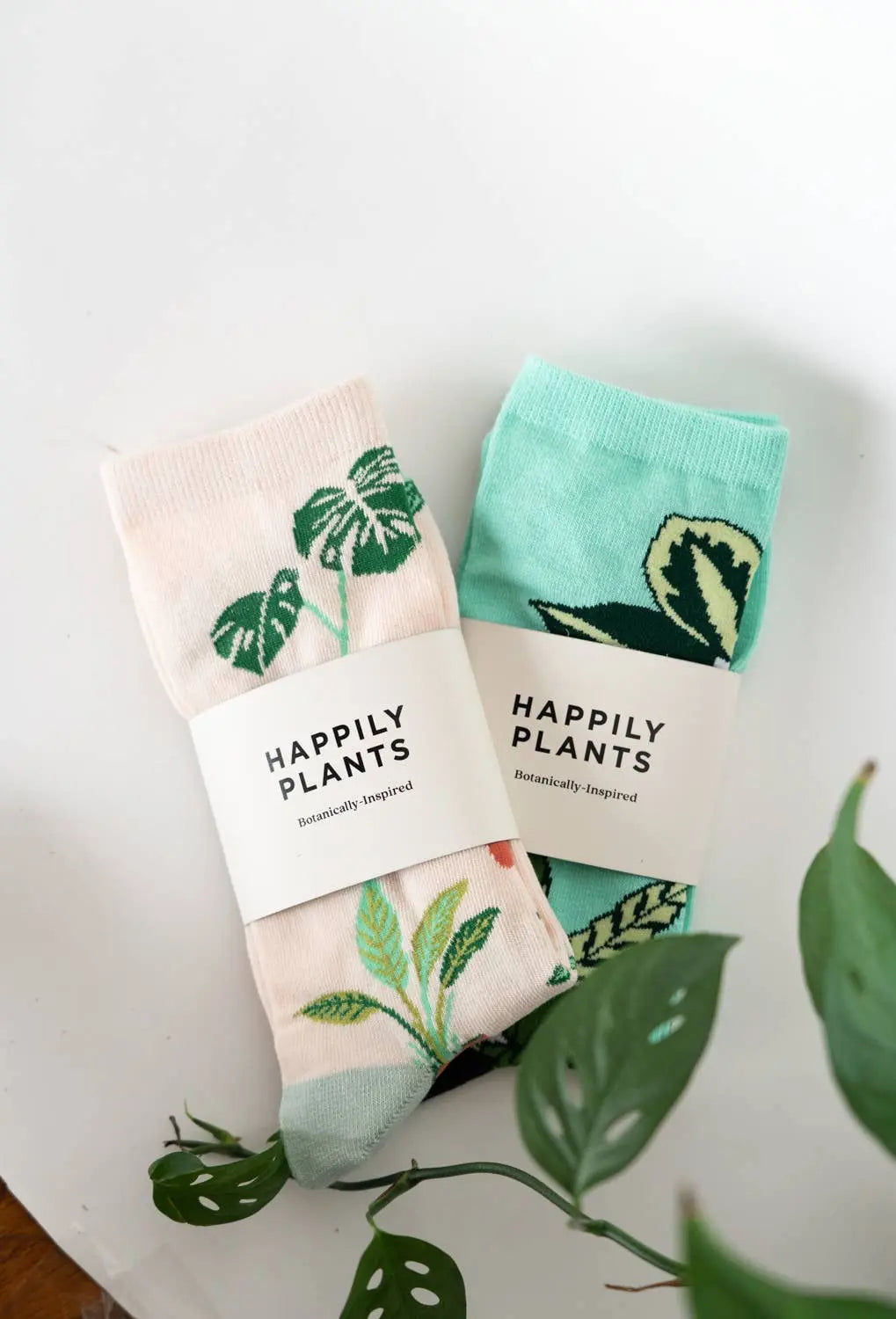 Plant Socks - Cotton Blend Happily Plants