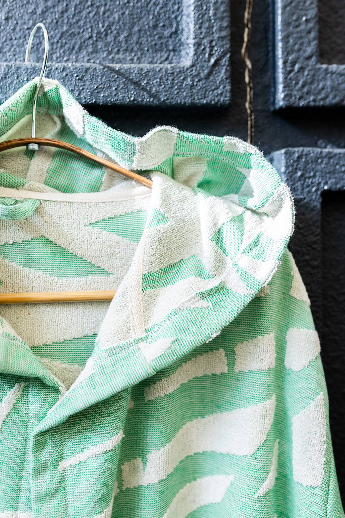 Raised Terry Bathrobe Turkish Cotton Light Weight Quick-dry