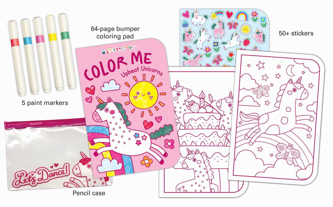 Upbeat Unicorns Markerific Jr.: