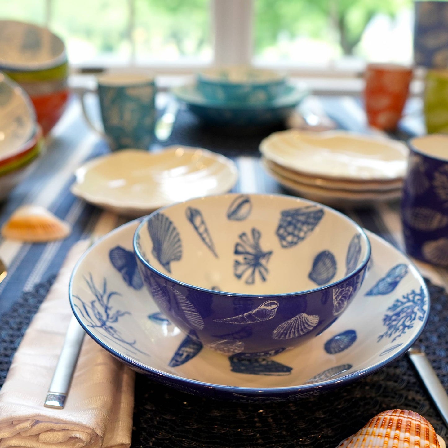 Seaside All Purpose Bowl 6.25in 6 asst