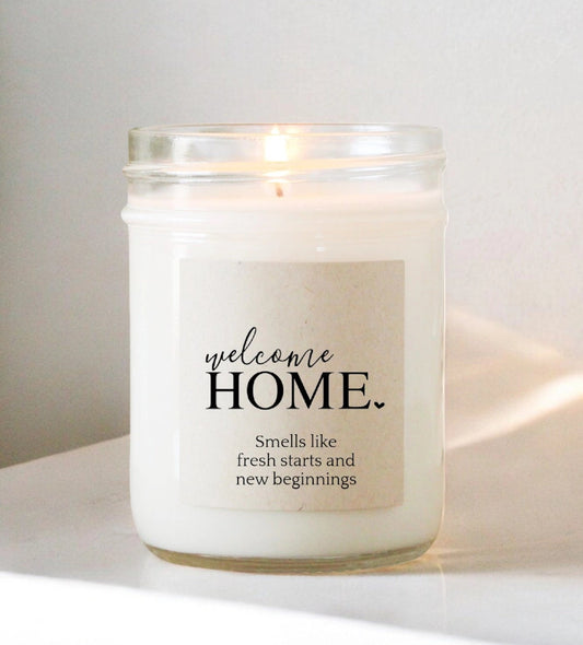 Welcome Home Candle Dancing Wick