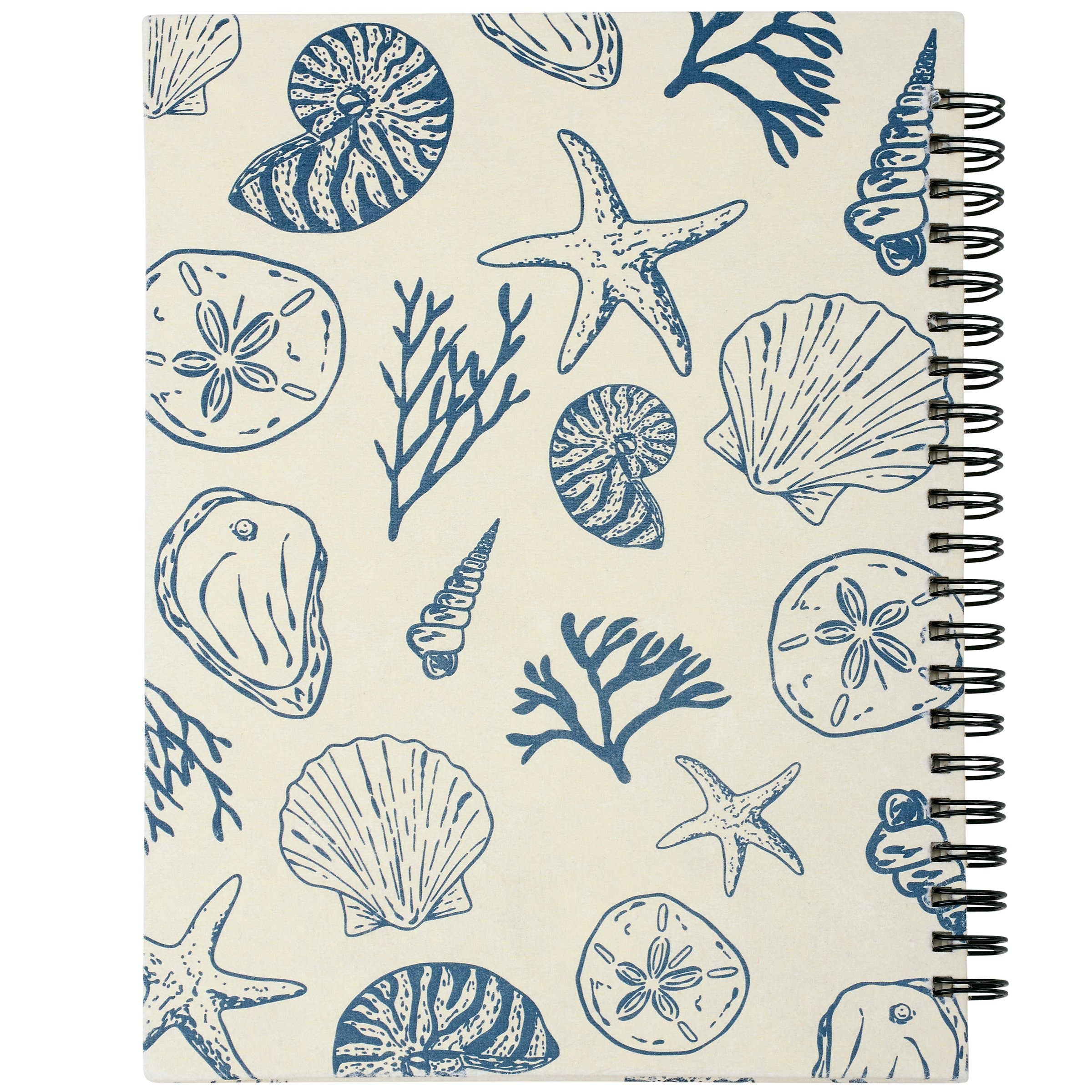 Seashells Spiral Notebook