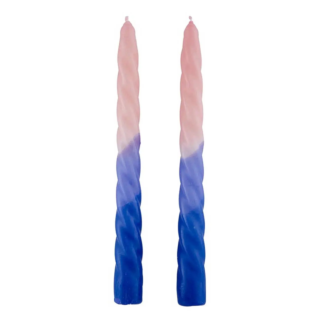 Tapered Candle - Pink-Light Blue-Blue Slant Collections by Creative Brands