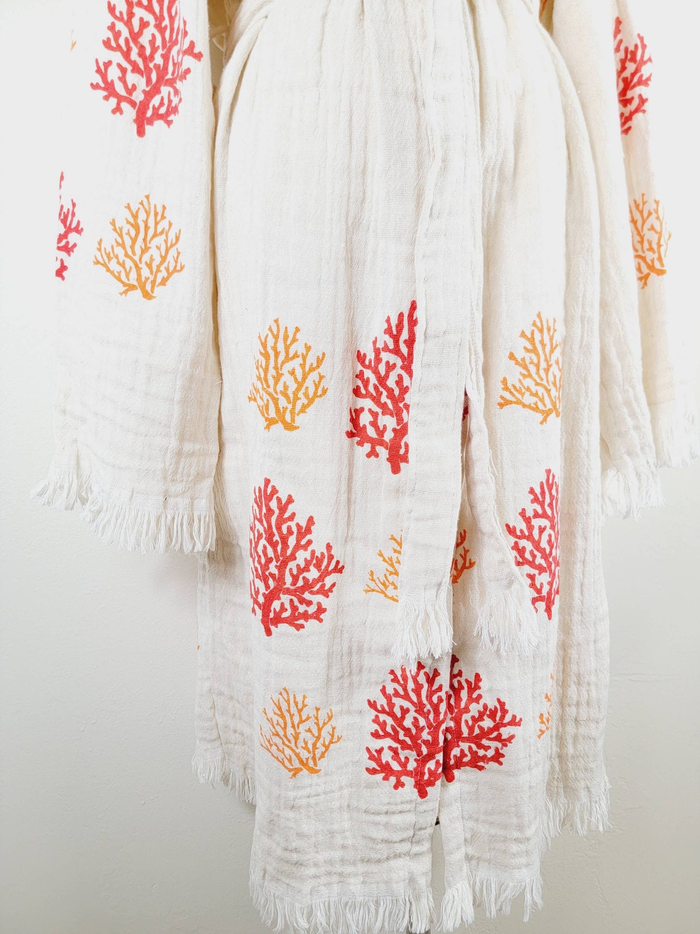 Muslin Robe, Beach robe, Bath robe and spa,Unisex Robe Reef