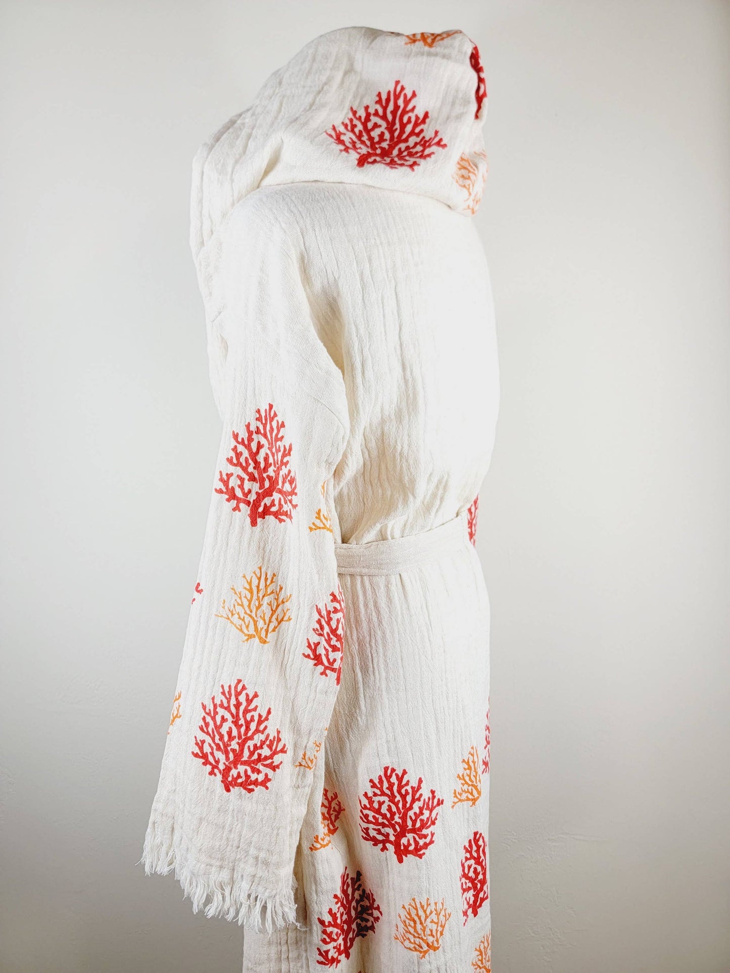 Muslin Robe, Beach robe, Bath robe and spa,Unisex Robe Reef