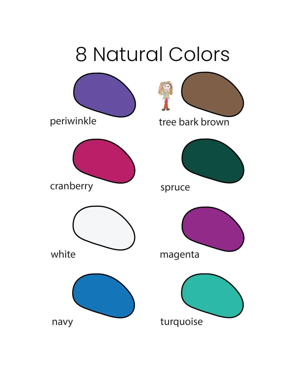 Just Rocks in a Box - 32 Colors / 64 Crayons-2 of each color Crayon Rocks