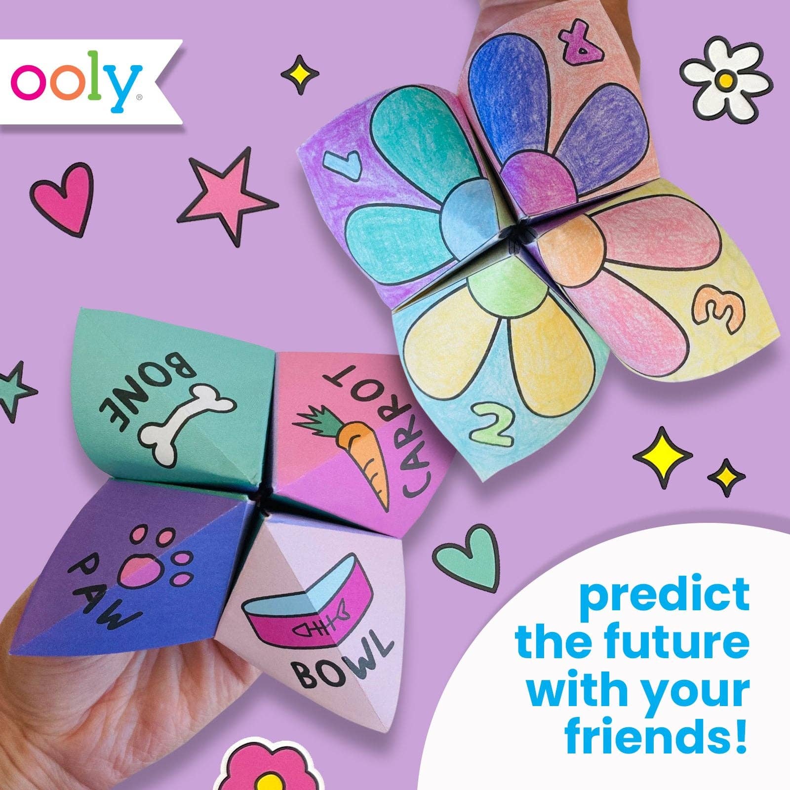 DIY Fortune Tellers - Set of 24 Designs OOLY