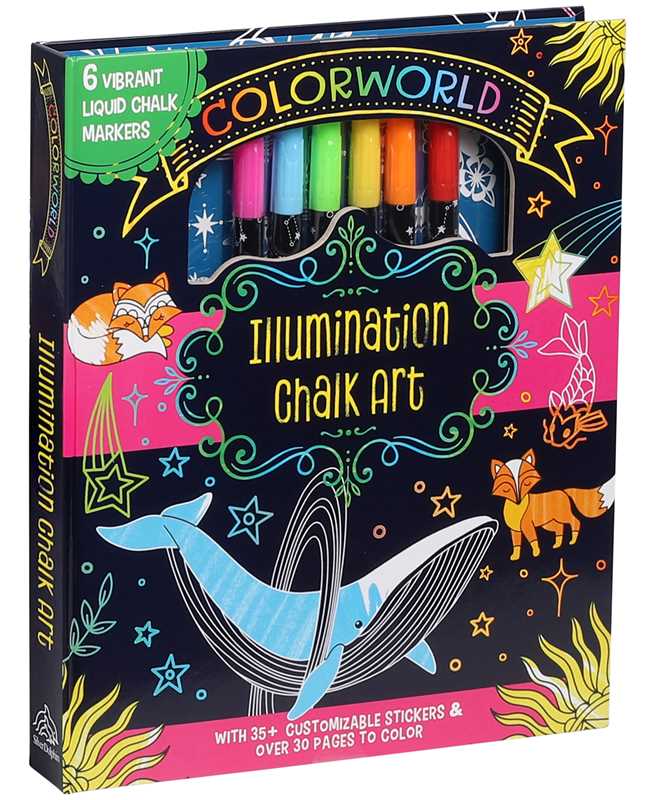 ColorWorld: Illumination Chalk Art by Editors of Silver Dolphin Books Simon & Schuster