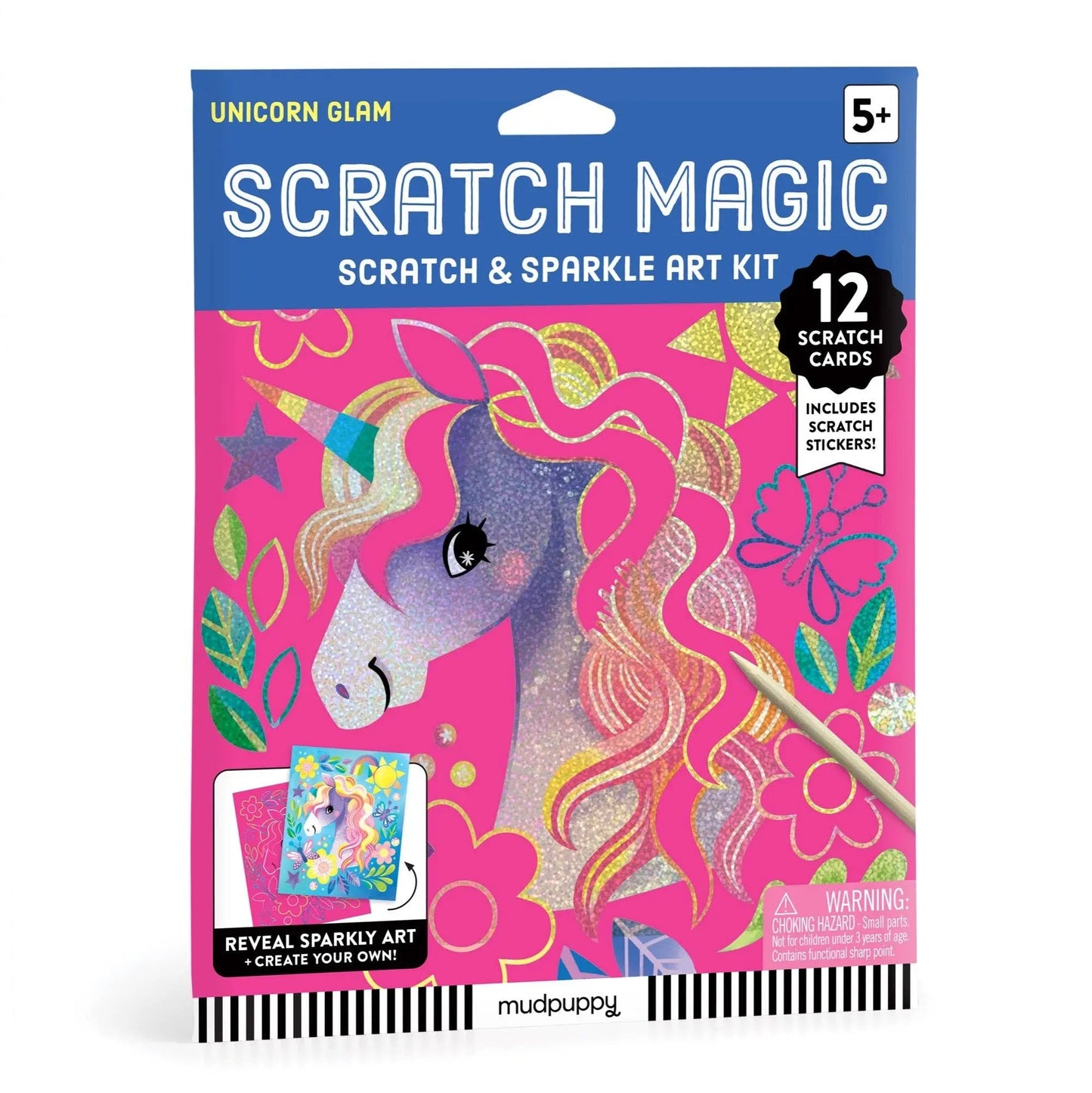 Unicorn Glam Scratch Magic Chronicle Books