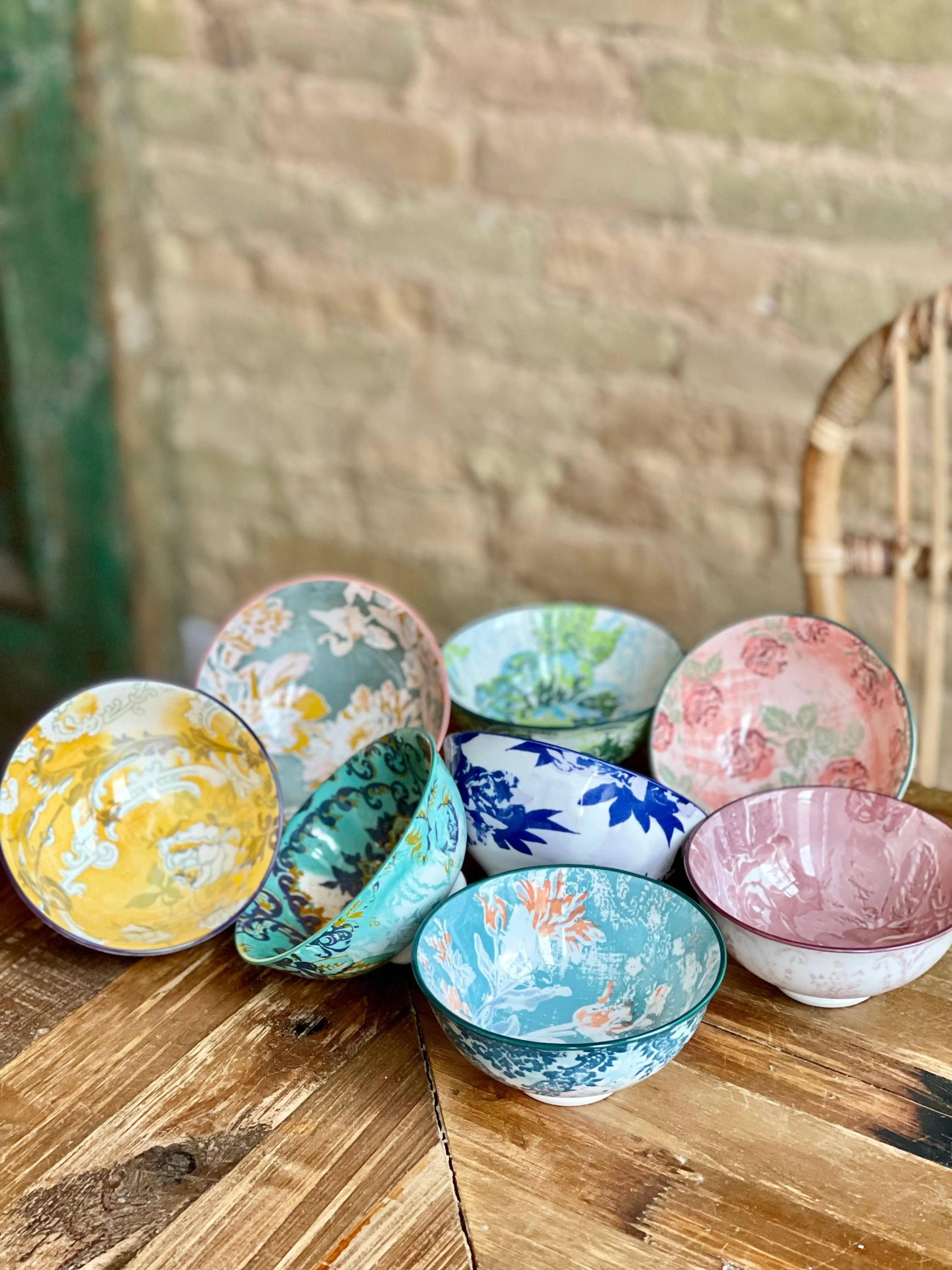 Patina Vie Artisan Tidbit Bowls Various Colors Patina Vie