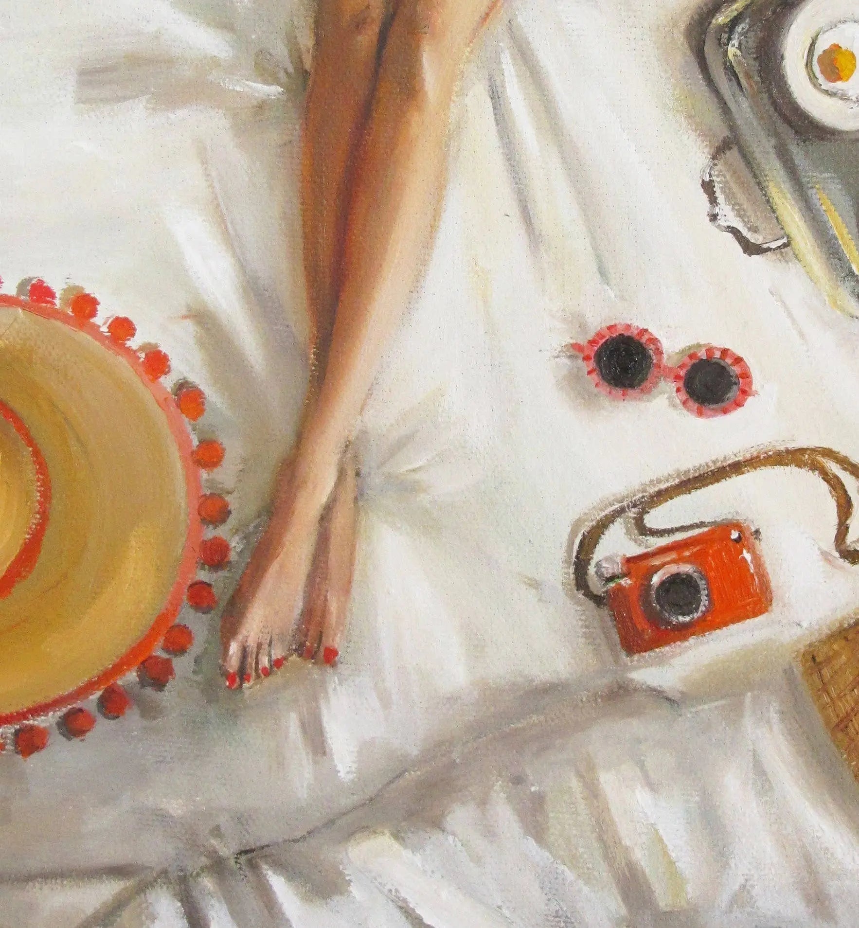 Twelve Days at Penny Fontaine Hotel Day 9 Art Print-8.5 X 11 JANET HILL STUDIO