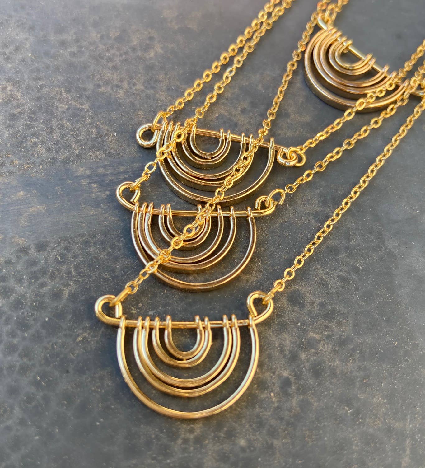 Mini Rainbow Charm Necklace