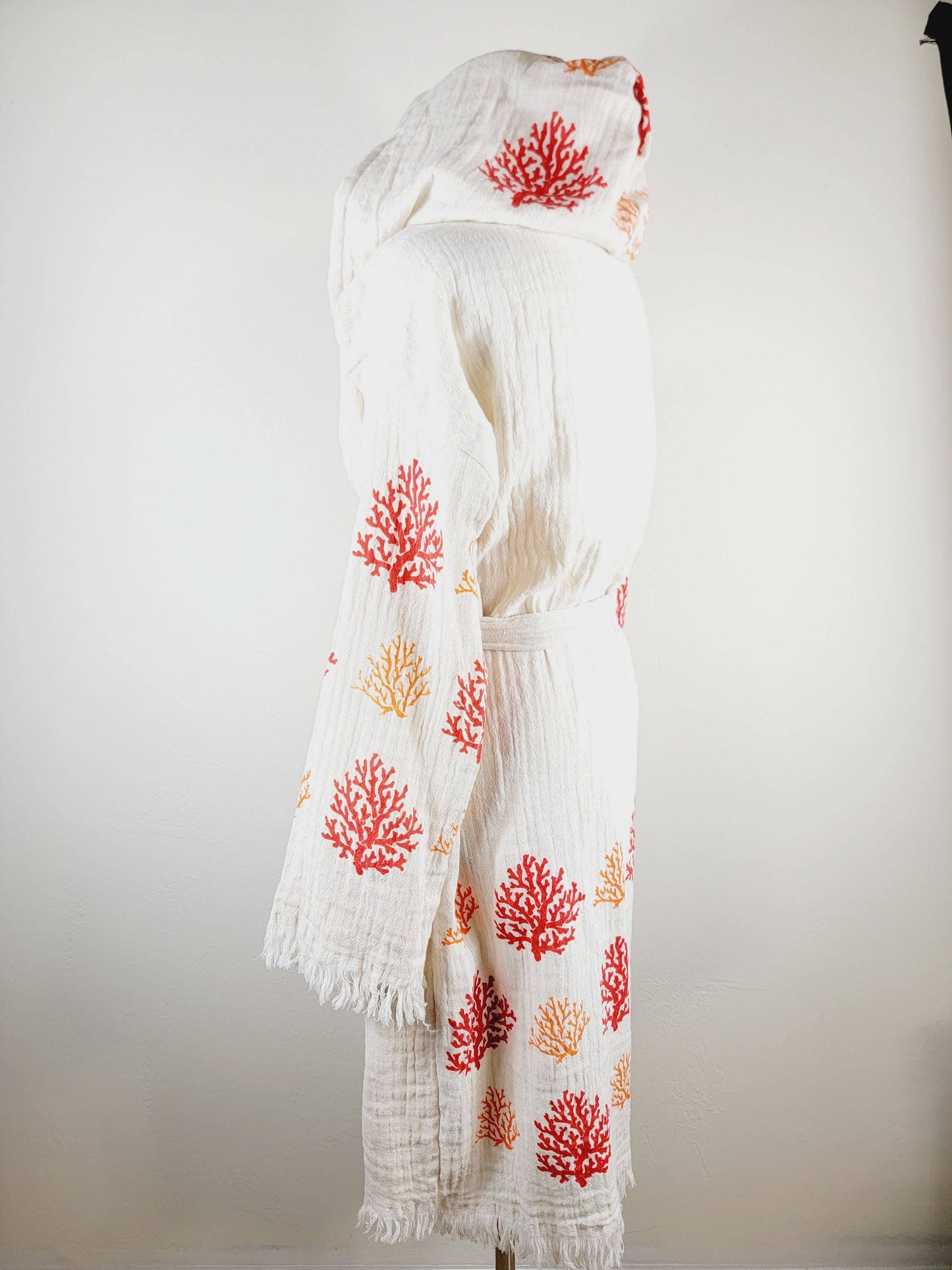 Muslin Robe, Beach robe, Bath robe and spa,Unisex Robe Reef
