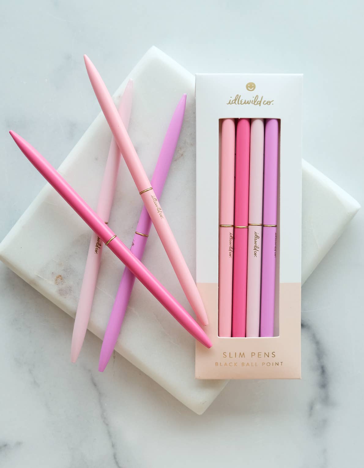 Slim Pen, Set of Four | Spectrum Pretty in Pinks (Pinks) Idlewild Co.