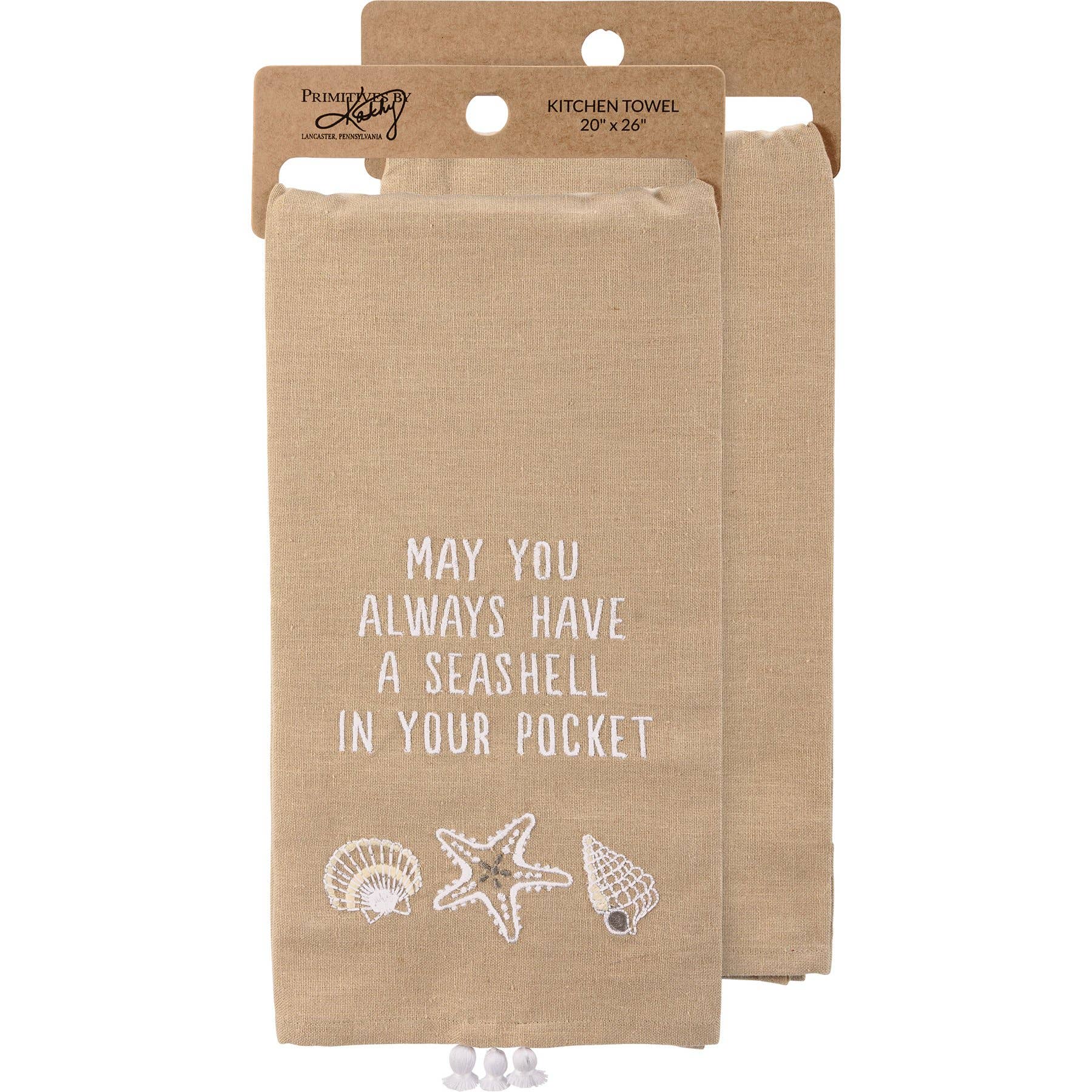 A Seashell In Your Pocket Kitchen Towel